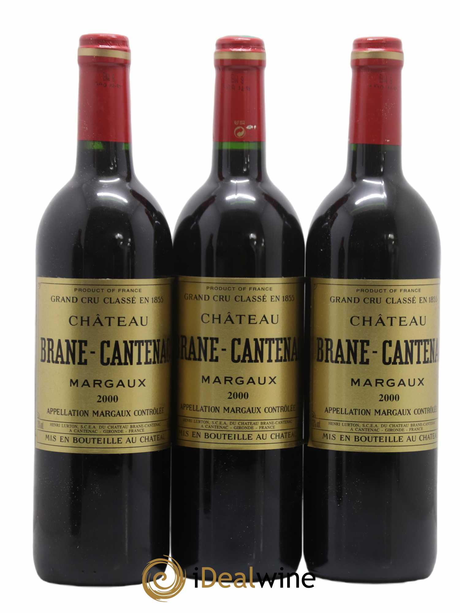 Château Brane Cantenac 2ème Grand Cru Classé 2000 - Lotto di 12 bottiglie - 1