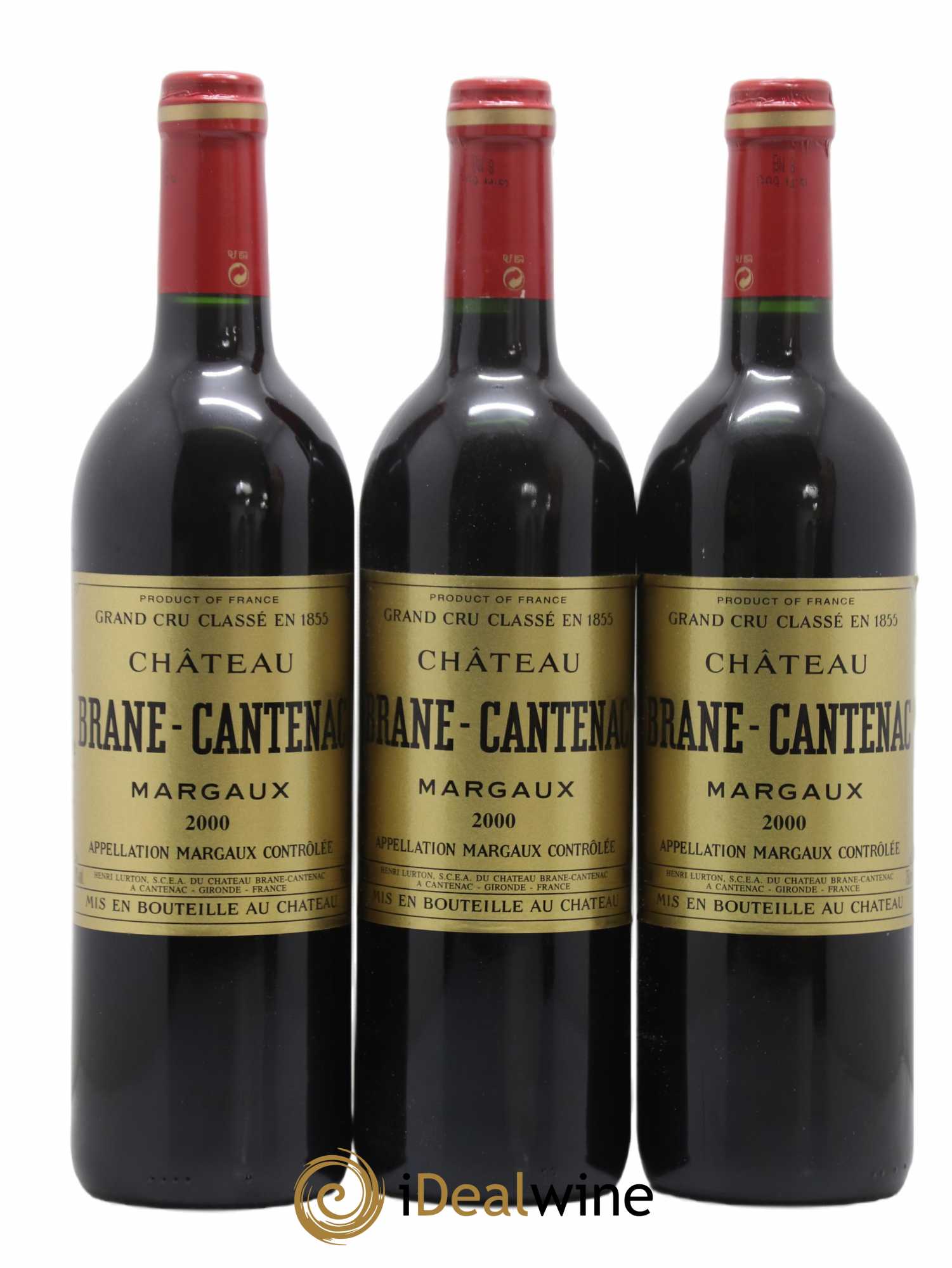 Château Brane Cantenac 2ème Grand Cru Classé 2000 - Lotto di 12 bottiglie - 2