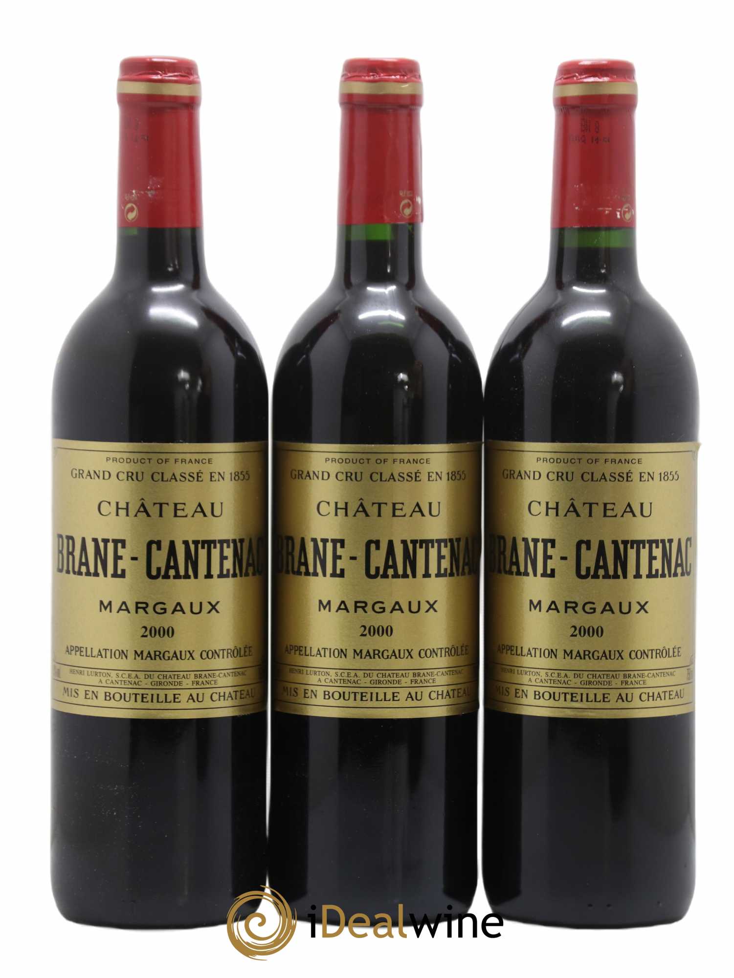 Château Brane Cantenac 2ème Grand Cru Classé 2000 - Lotto di 12 bottiglie - 3