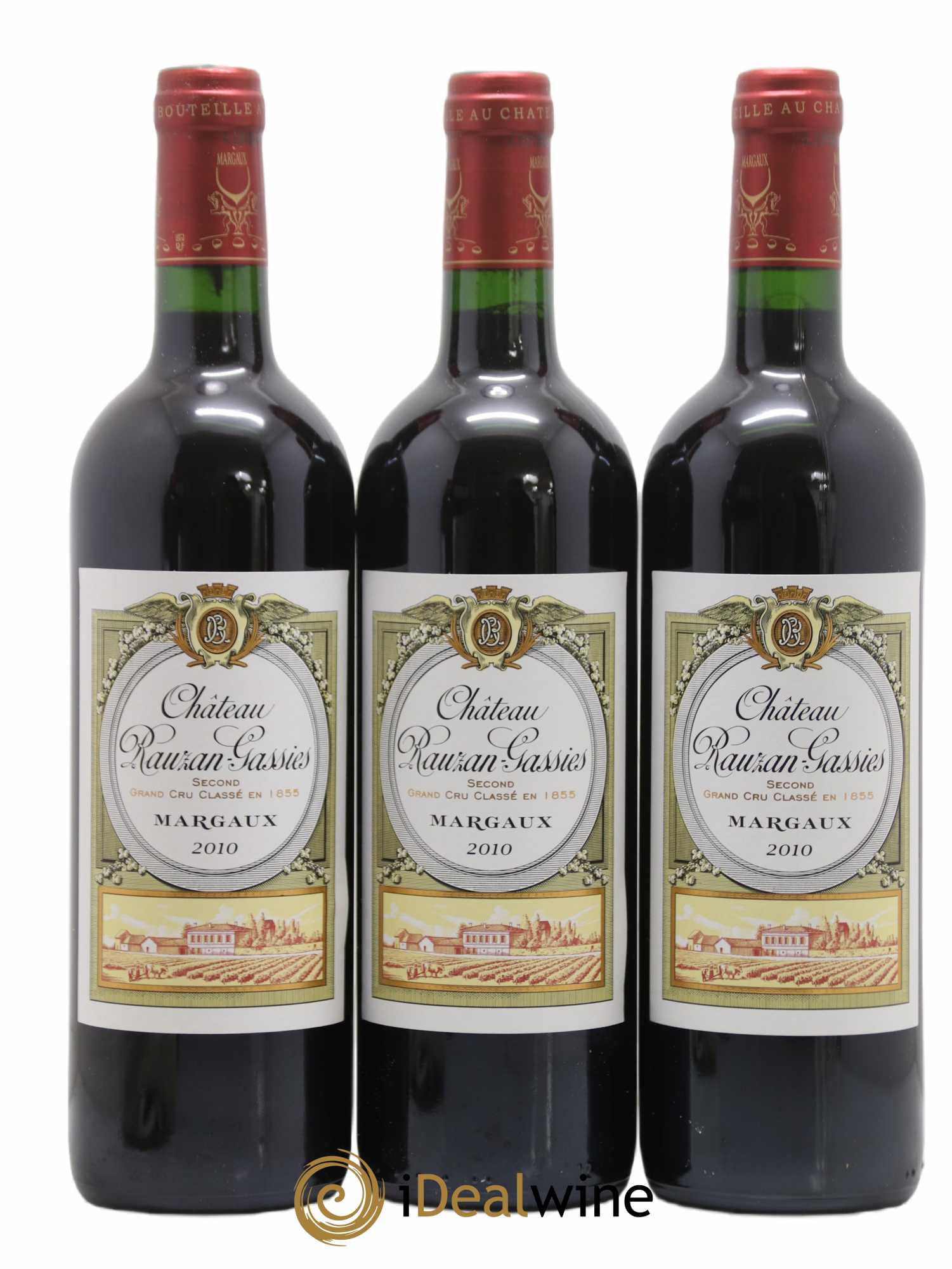 Château Rauzan-Gassies 2ème Grand Cru Classé 2010 - Lot de 12 bouteilles - 1