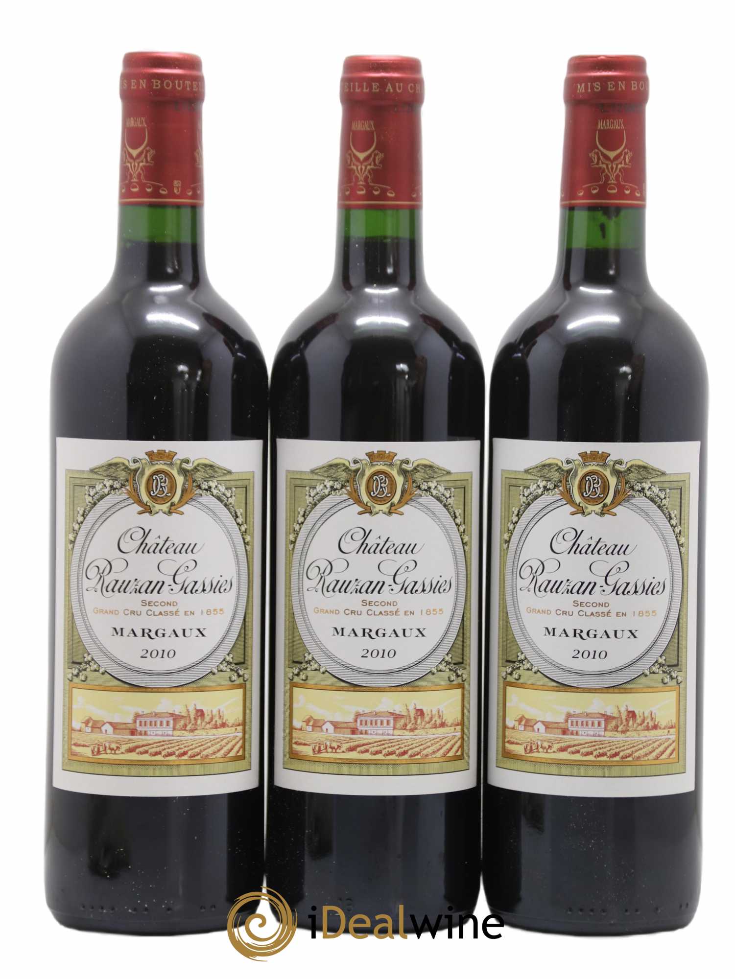 Château Rauzan-Gassies 2ème Grand Cru Classé 2010 - Lot de 12 bouteilles - 2