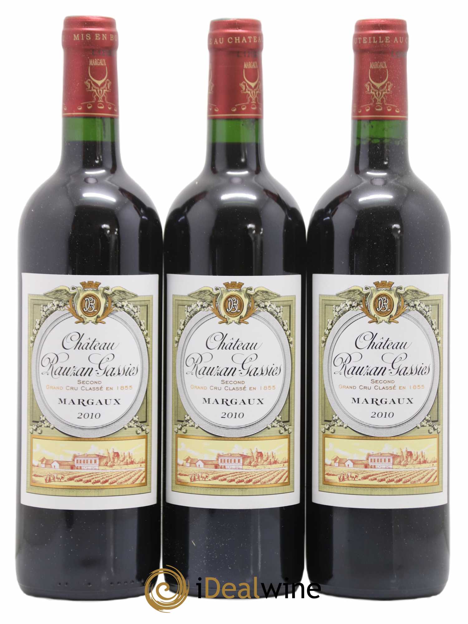 Château Rauzan-Gassies 2ème Grand Cru Classé 2010 - Lot de 12 bouteilles - 1