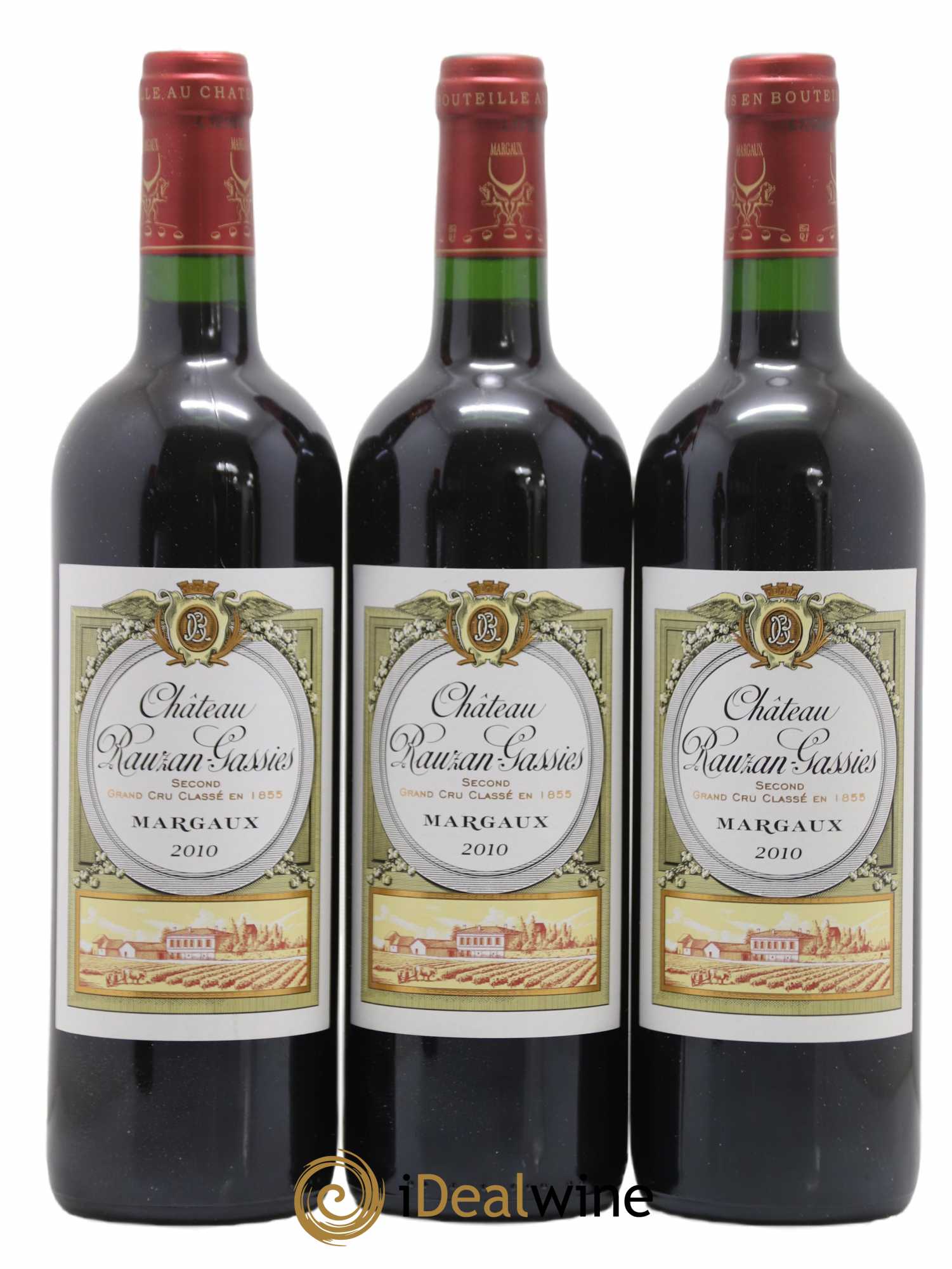 Château Rauzan-Gassies 2ème Grand Cru Classé 2010 - Lot de 12 bouteilles - 1