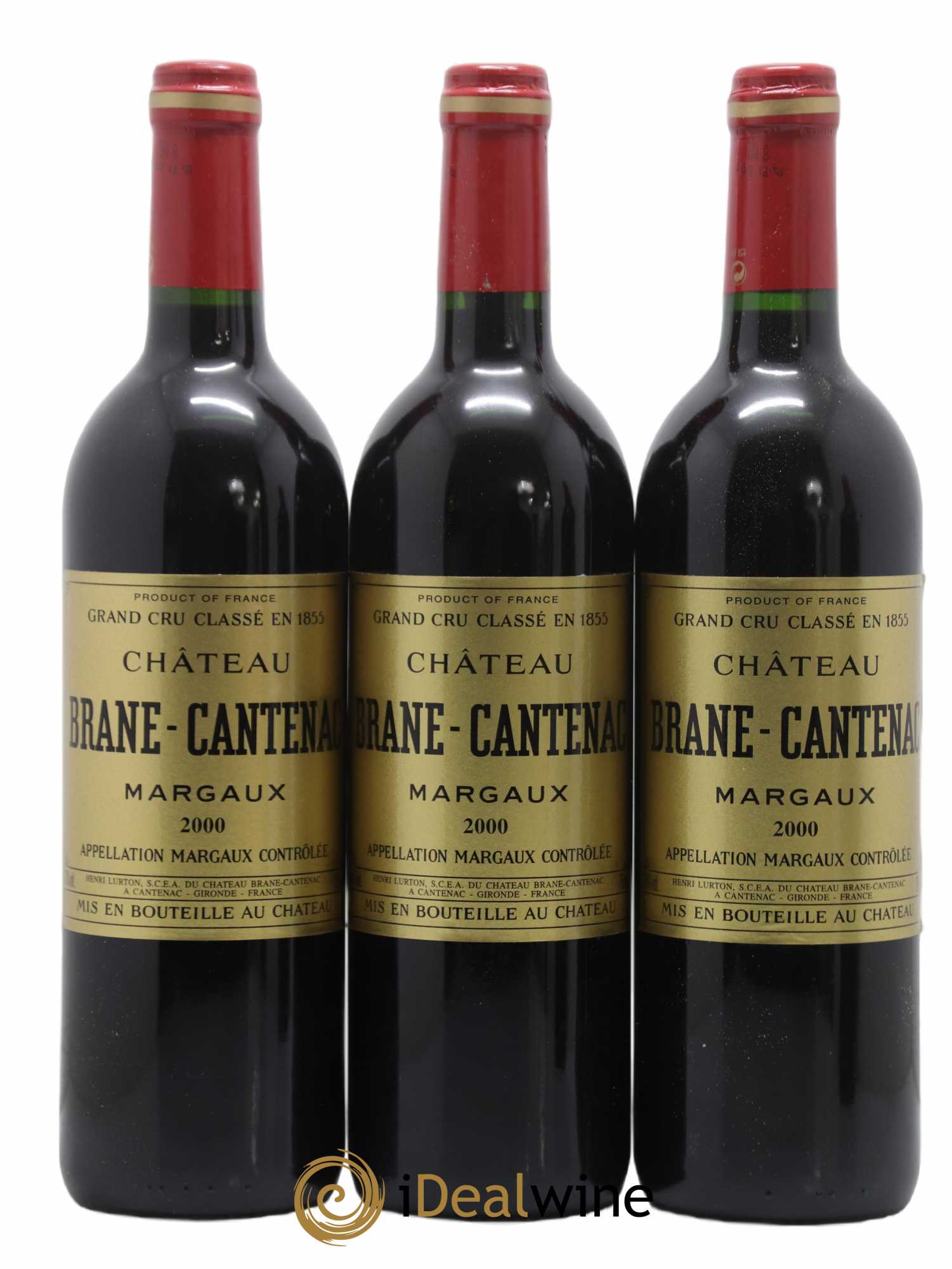 Château Brane Cantenac 2ème Grand Cru Classé 2000 - Lotto di 12 bottiglie - 1