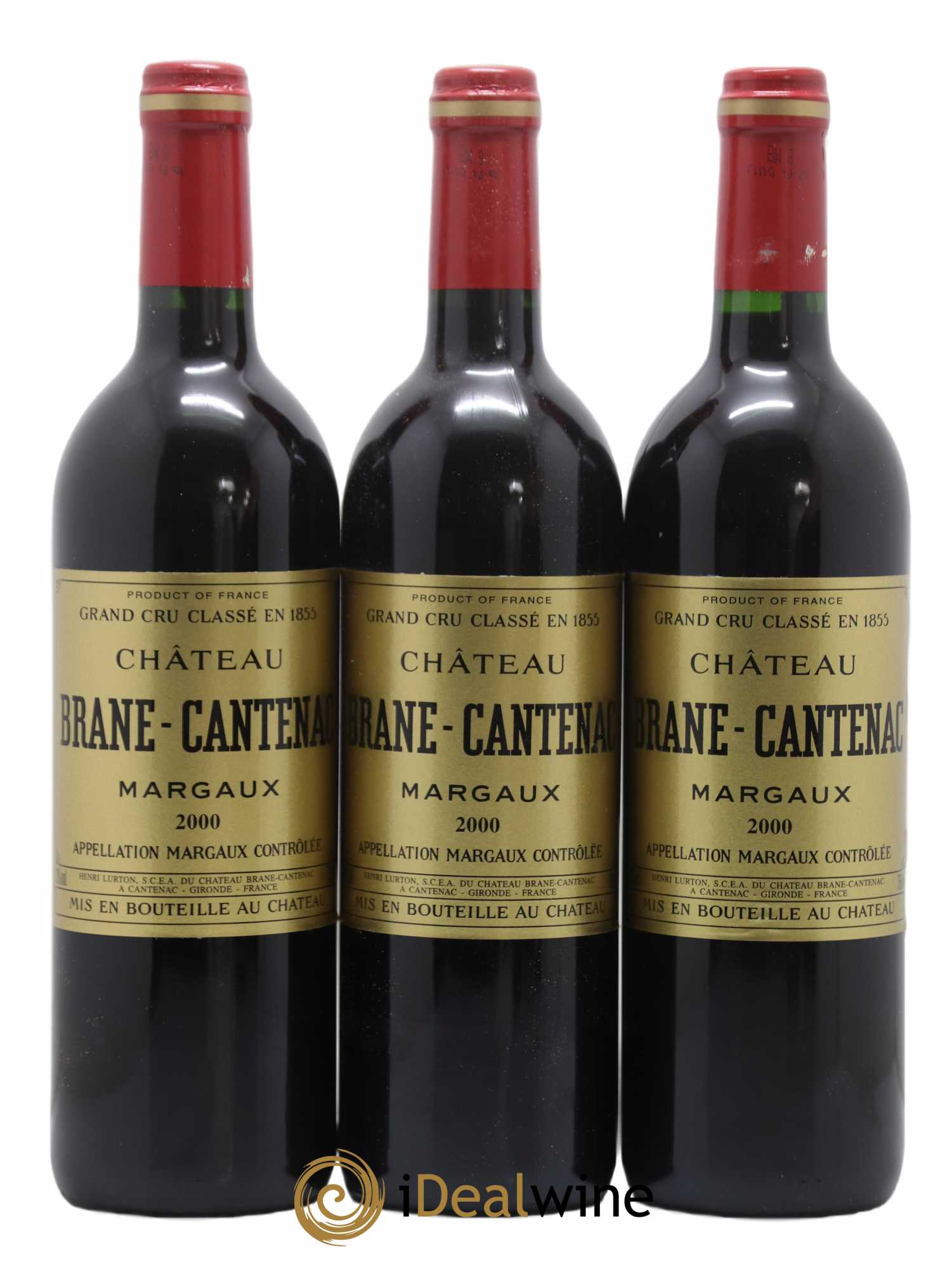 Château Brane Cantenac 2ème Grand Cru Classé 2000 - Lotto di 12 bottiglie - 2