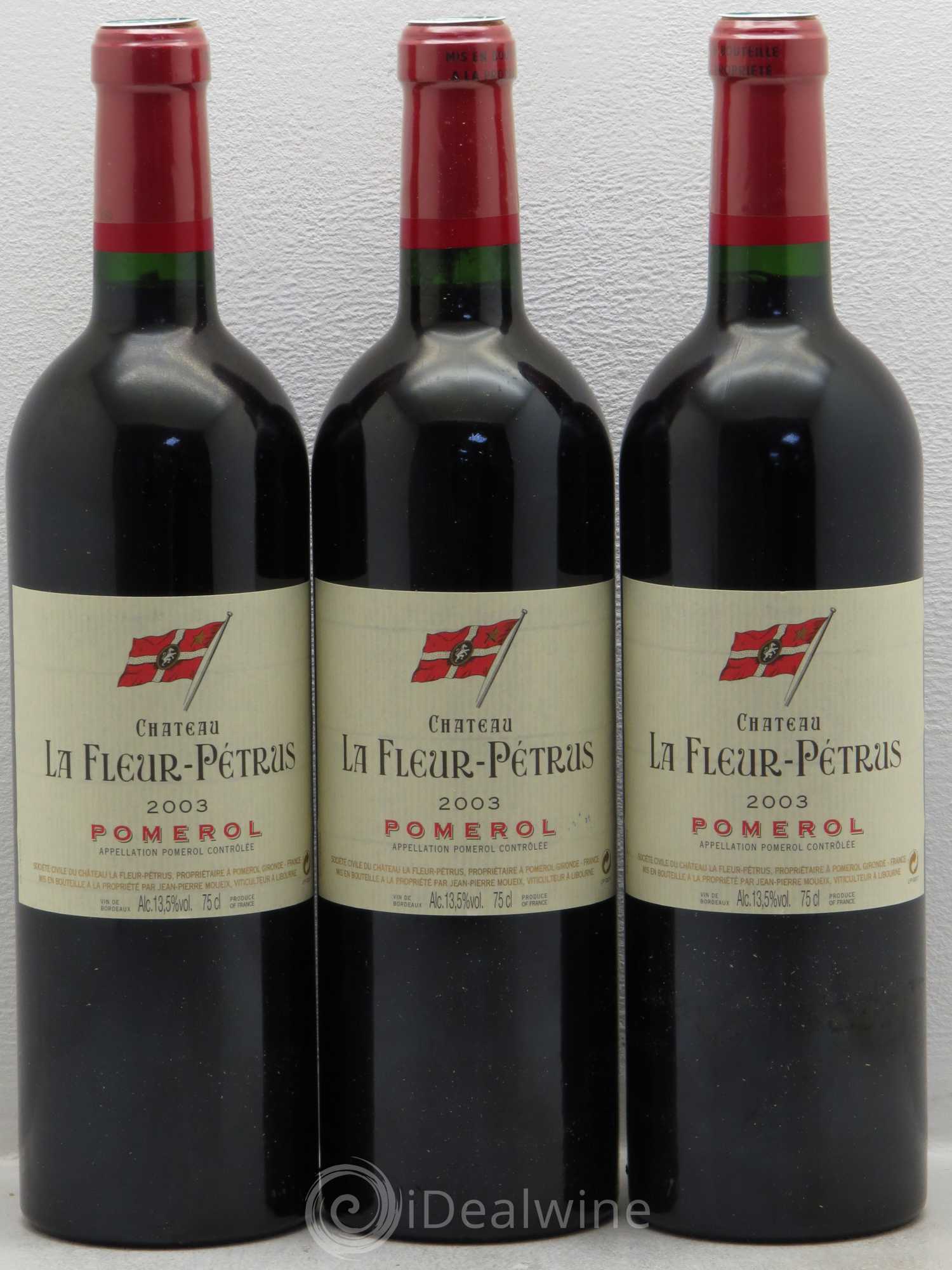 Château la Fleur Petrus 2003 - Lot de 3 bouteilles - 0
