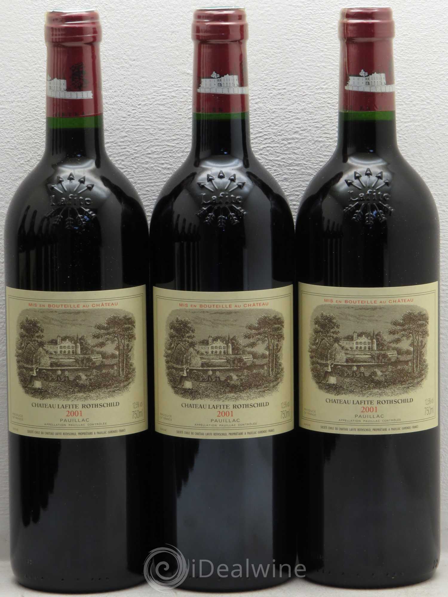 Château Lafite Rothschild 1er Grand Cru Classé 2001 - Lot de 12 bouteilles - 2
