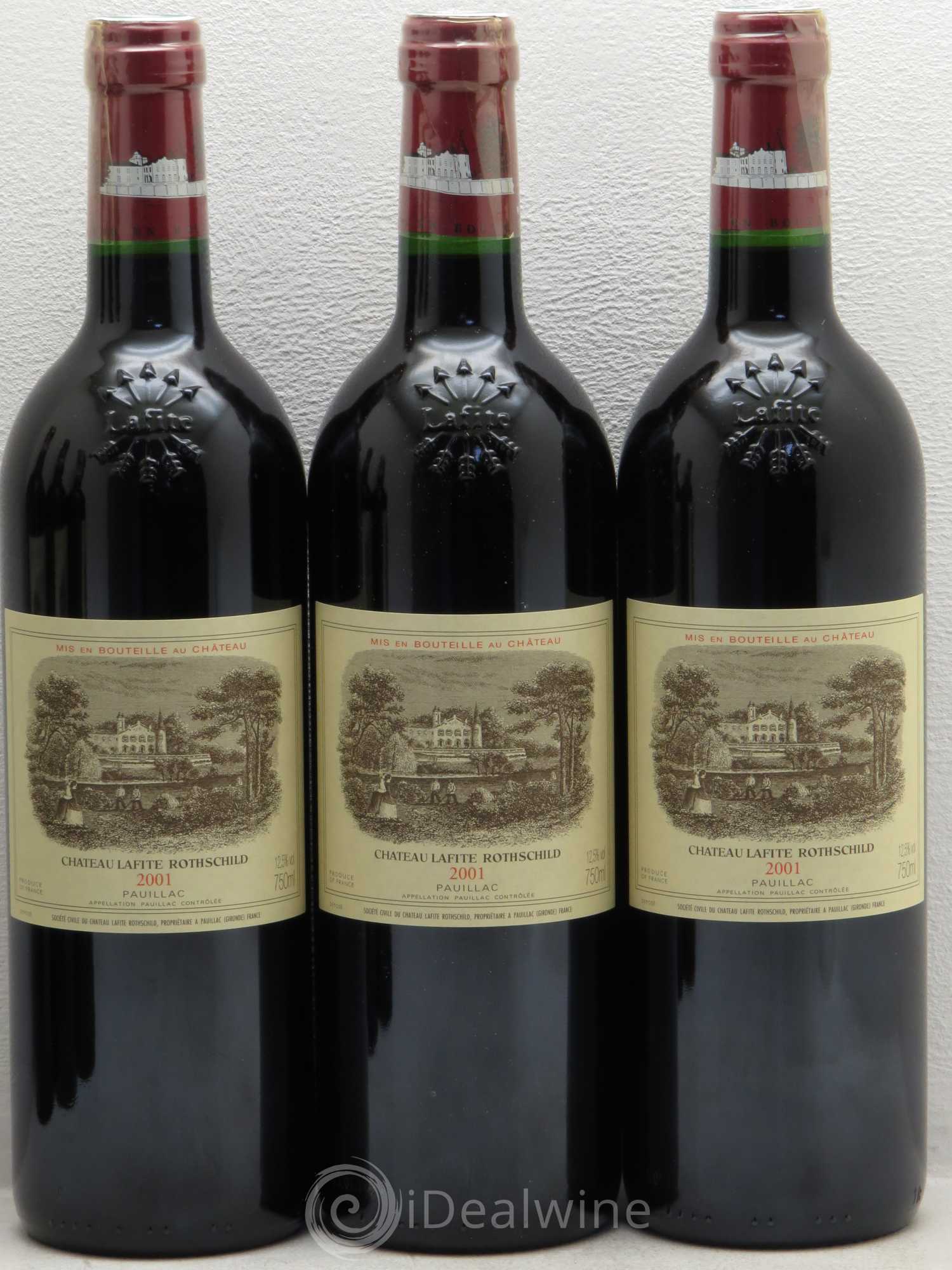 Château Lafite Rothschild 1er Grand Cru Classé 2001 - Lot de 12 bouteilles - 3