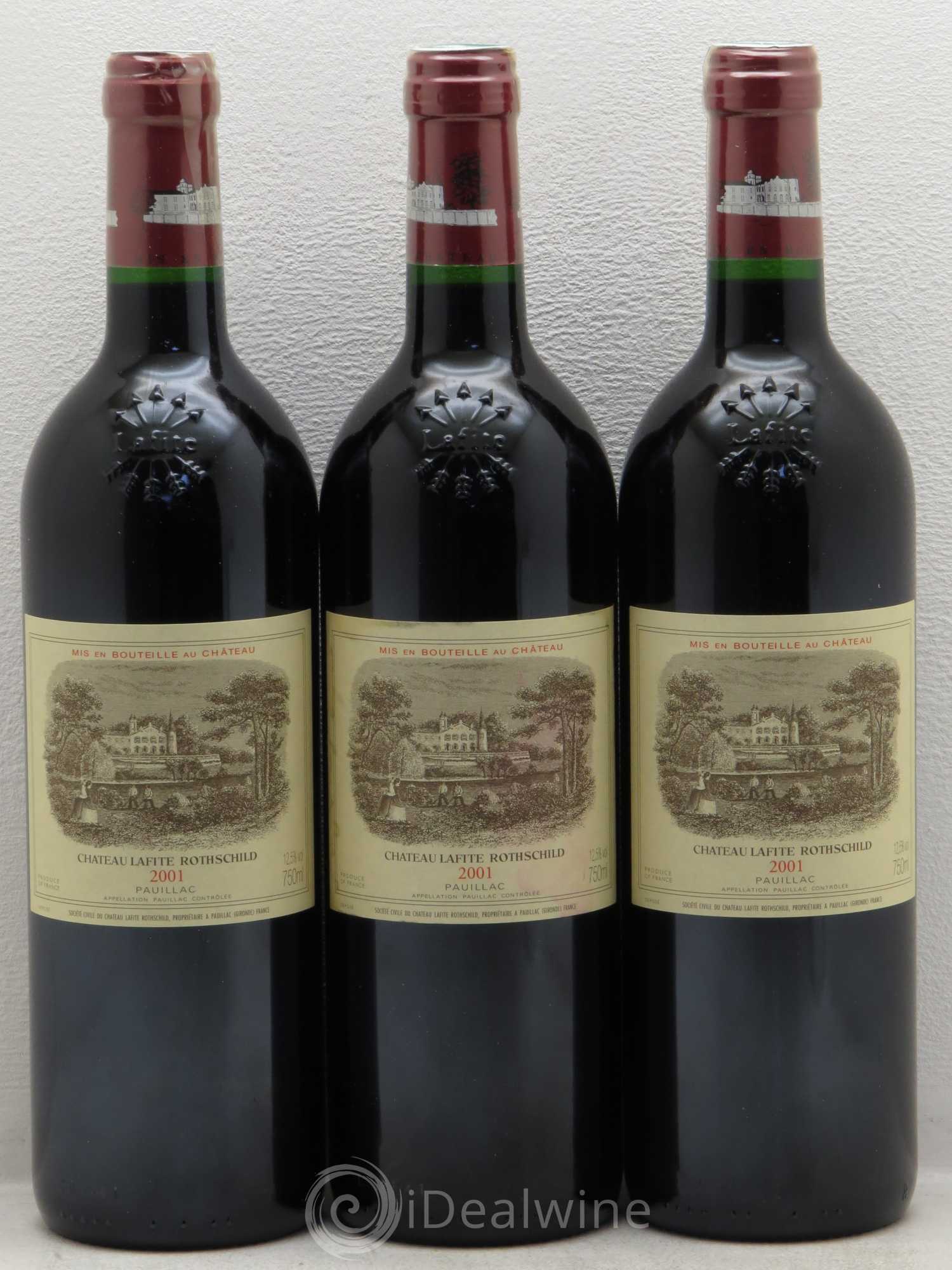 Château Lafite Rothschild 1er Grand Cru Classé 2001 - Lot de 12 bouteilles - 4