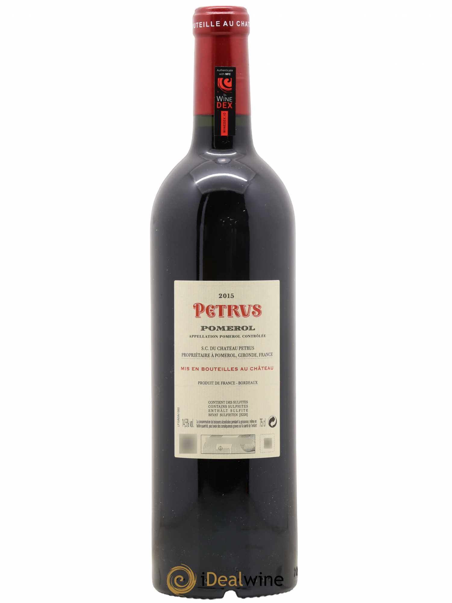 Petrus 2015 - Lot de 1 bouteille - 1