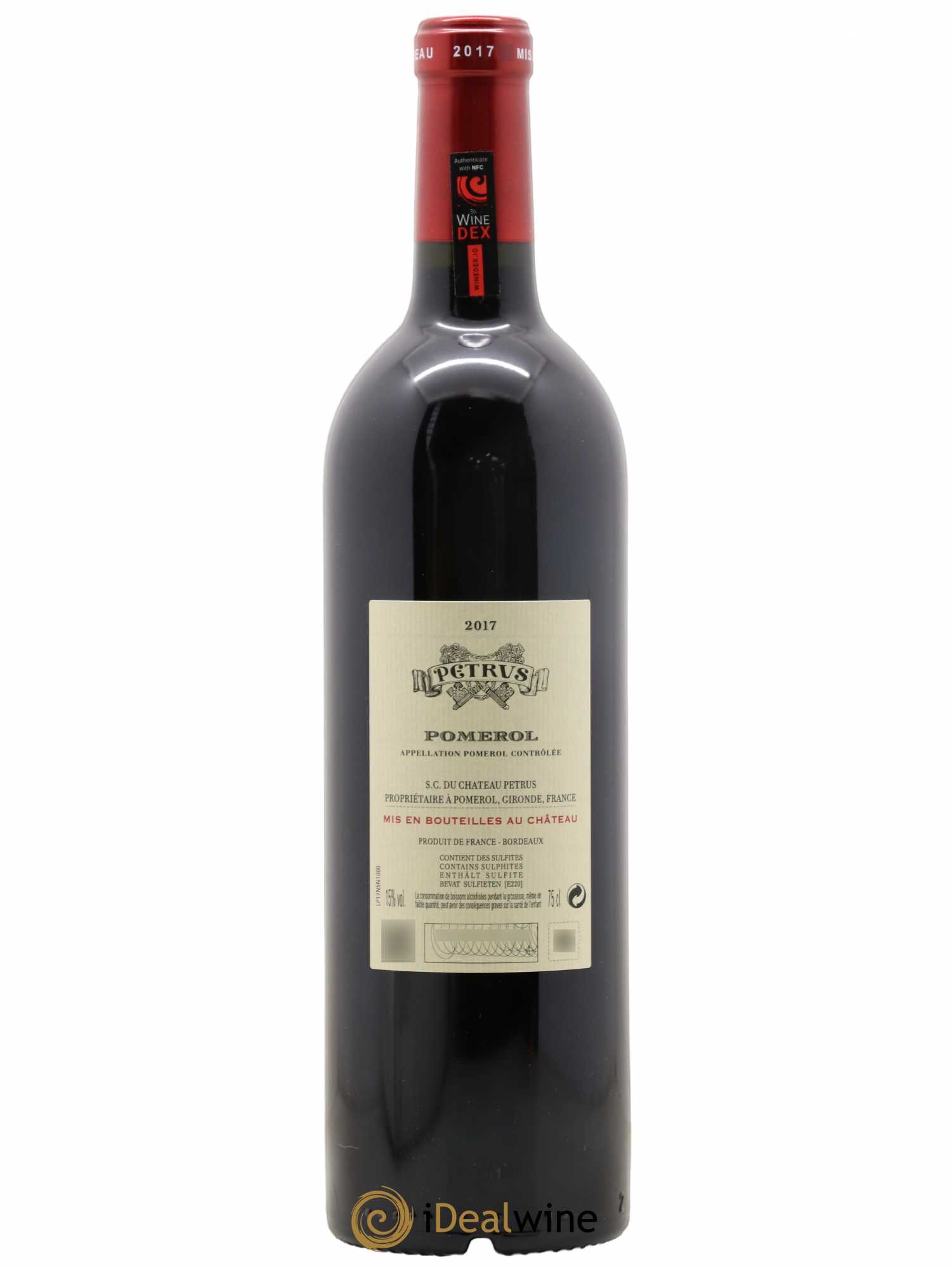Petrus 2017 - Lot de 1 bouteille - 1