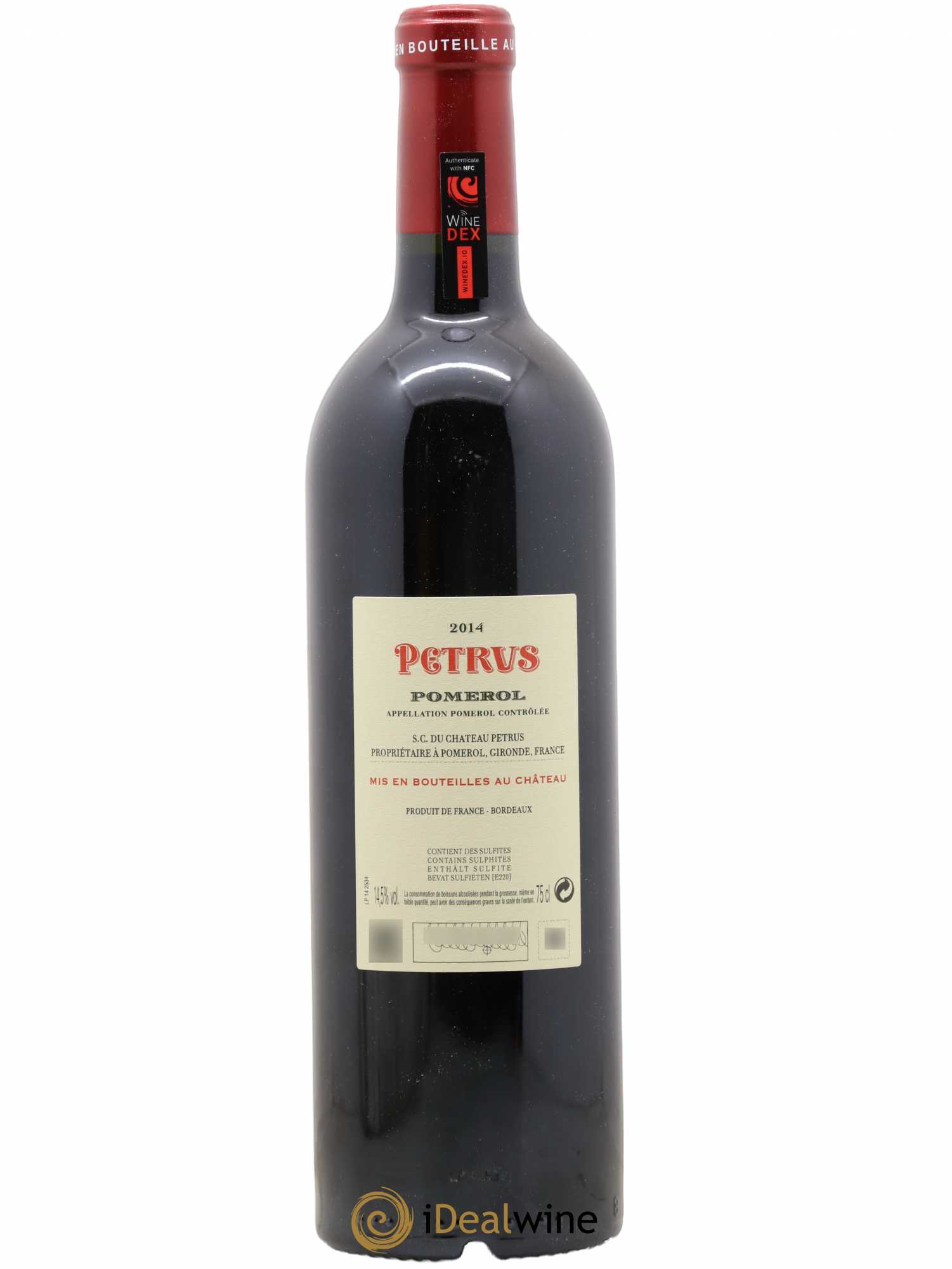 Petrus 2014 - Lot de 1 bouteille - 1