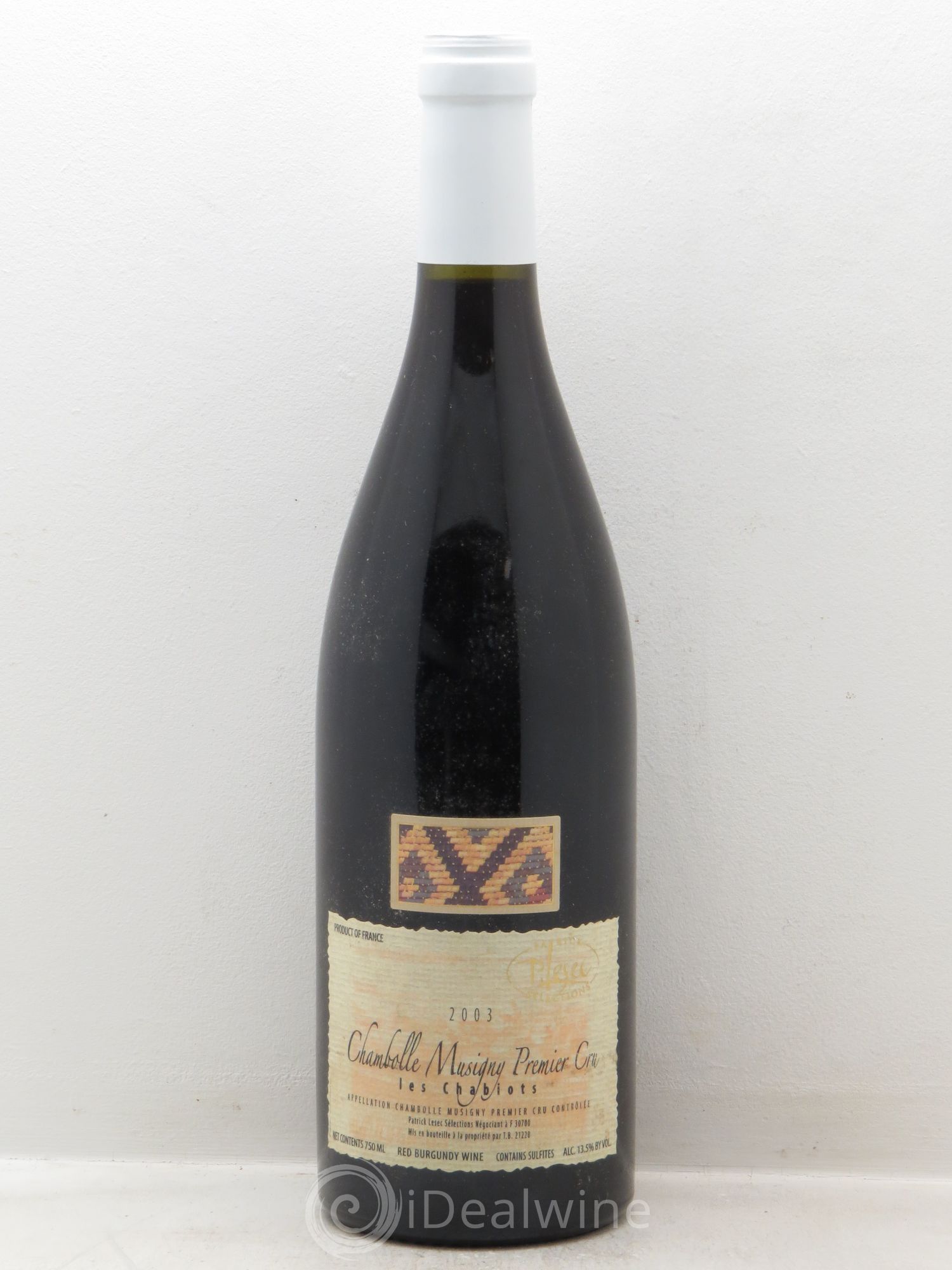 Chambolle-Musigny 1er Cru P.Lesec 2003 - Lot de 1 bouteille - 0