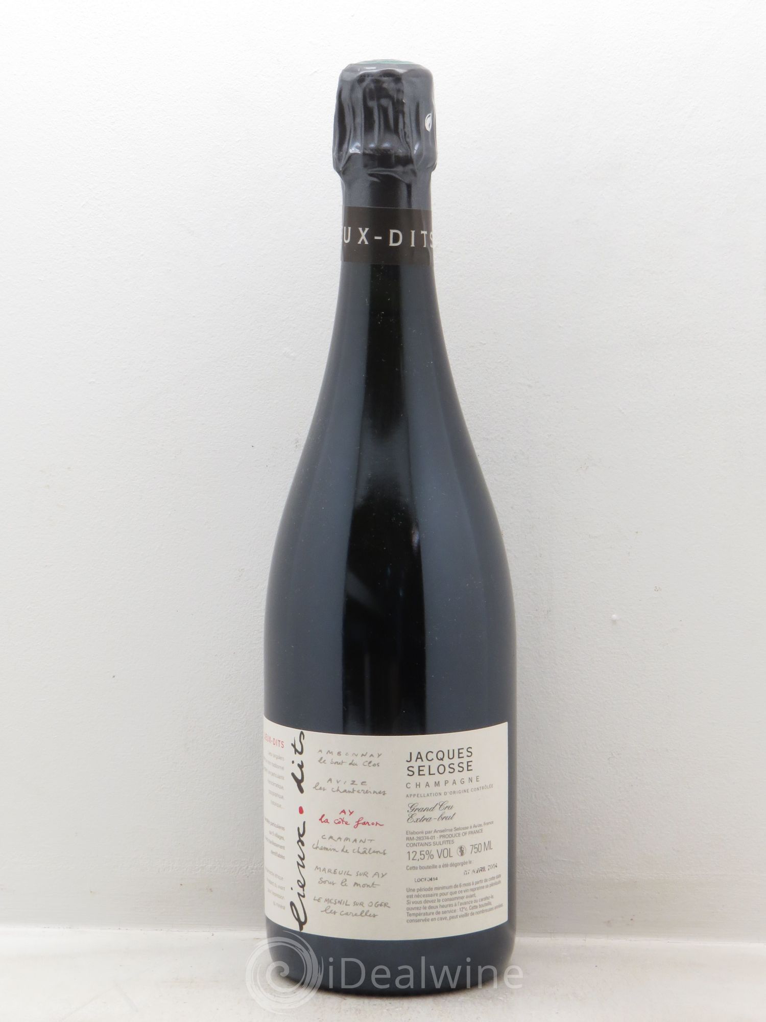 Champagne - Selosse Grand Cru Extra Brut "La Côte Faron" - Lot of 1 bottle - 0