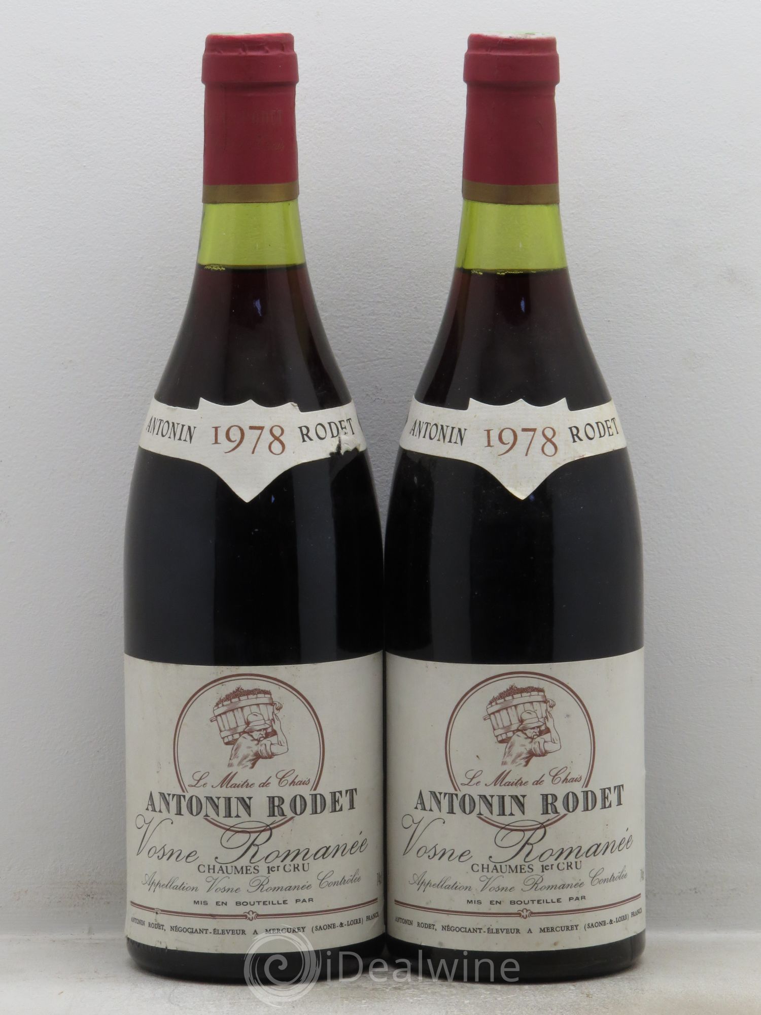 Vosne-Romanée 1er Cru A.Rodet 1978 - Lot de 2 bouteilles - 0