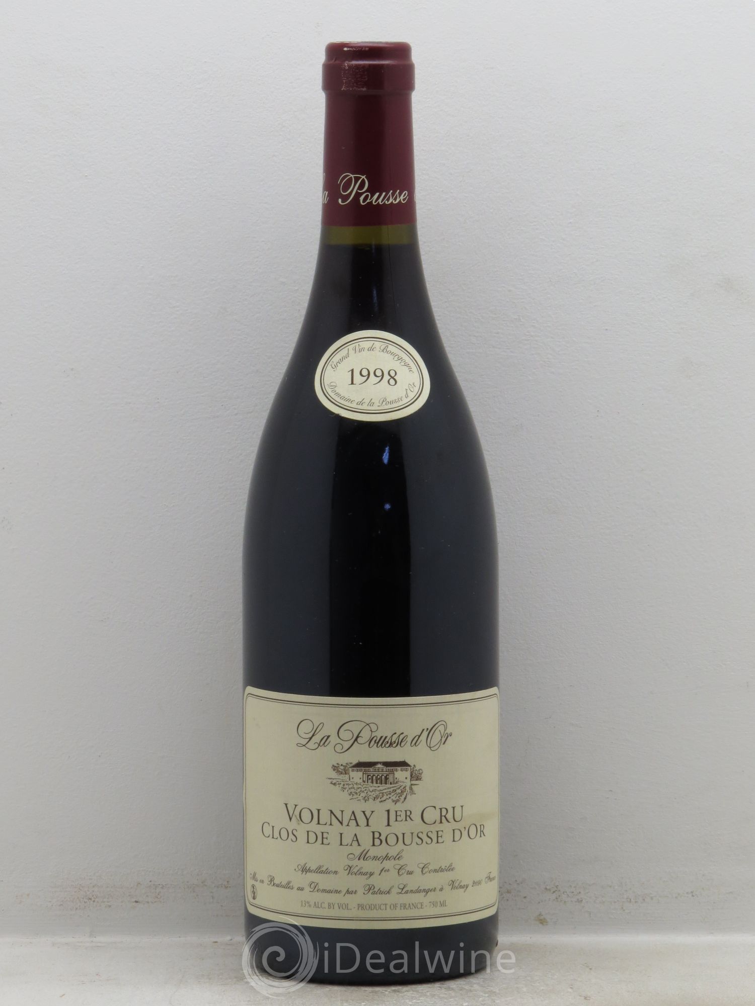 Volnay 1er Cru Clos de la Bousse d'Or La Pousse d'Or (Domaine de) 1998 - Lot de 1 bouteille - 0