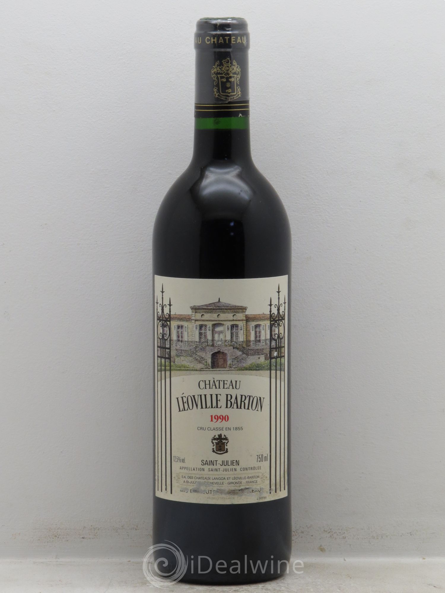 Château Léoville Barton 2ème Grand Cru Classé 1990 - Lot de 1 bouteille - 0