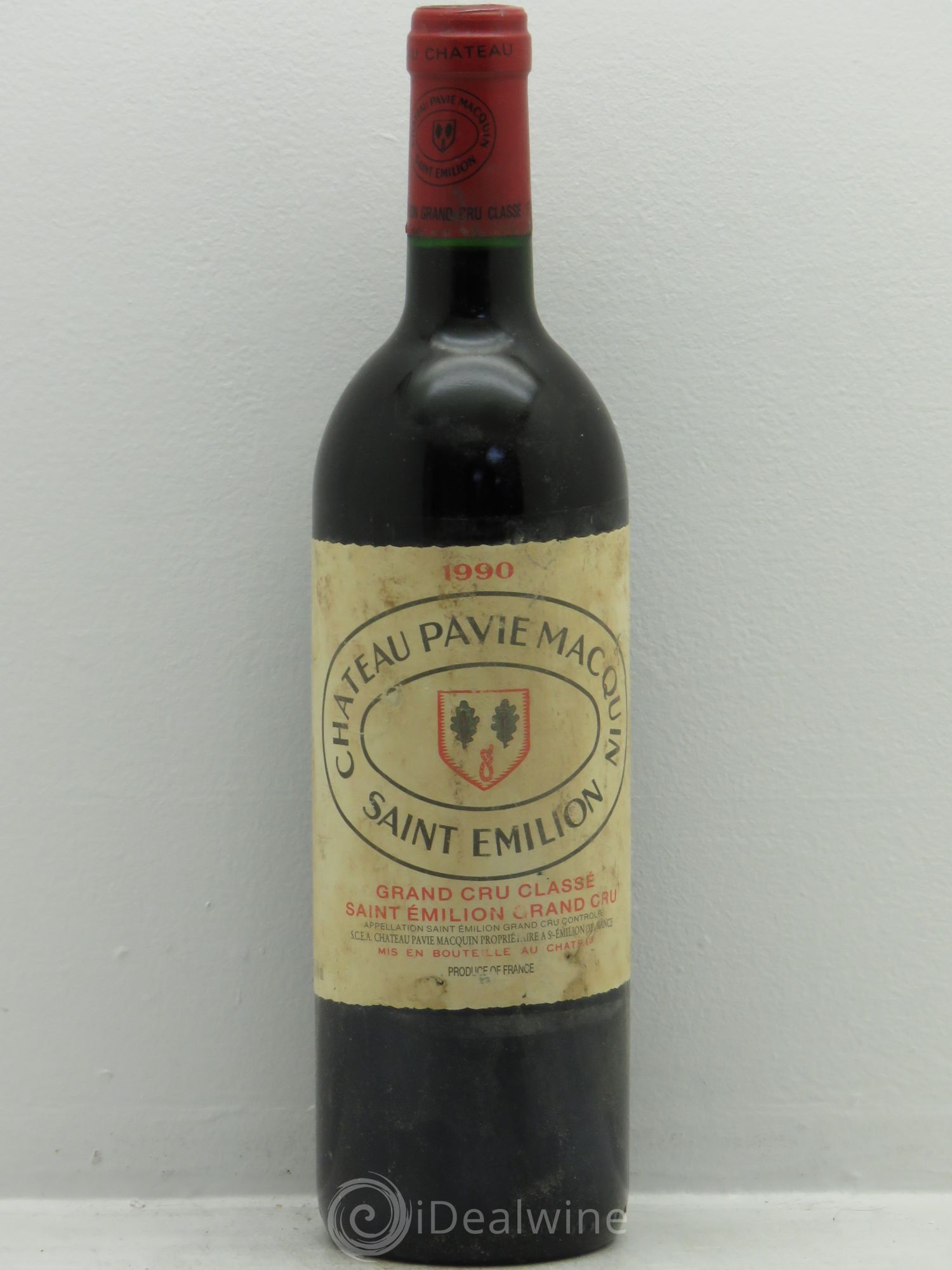 Château Pavie Macquin 1er Grand Cru Classé B 1990 - Lot de 1 bouteille - 0