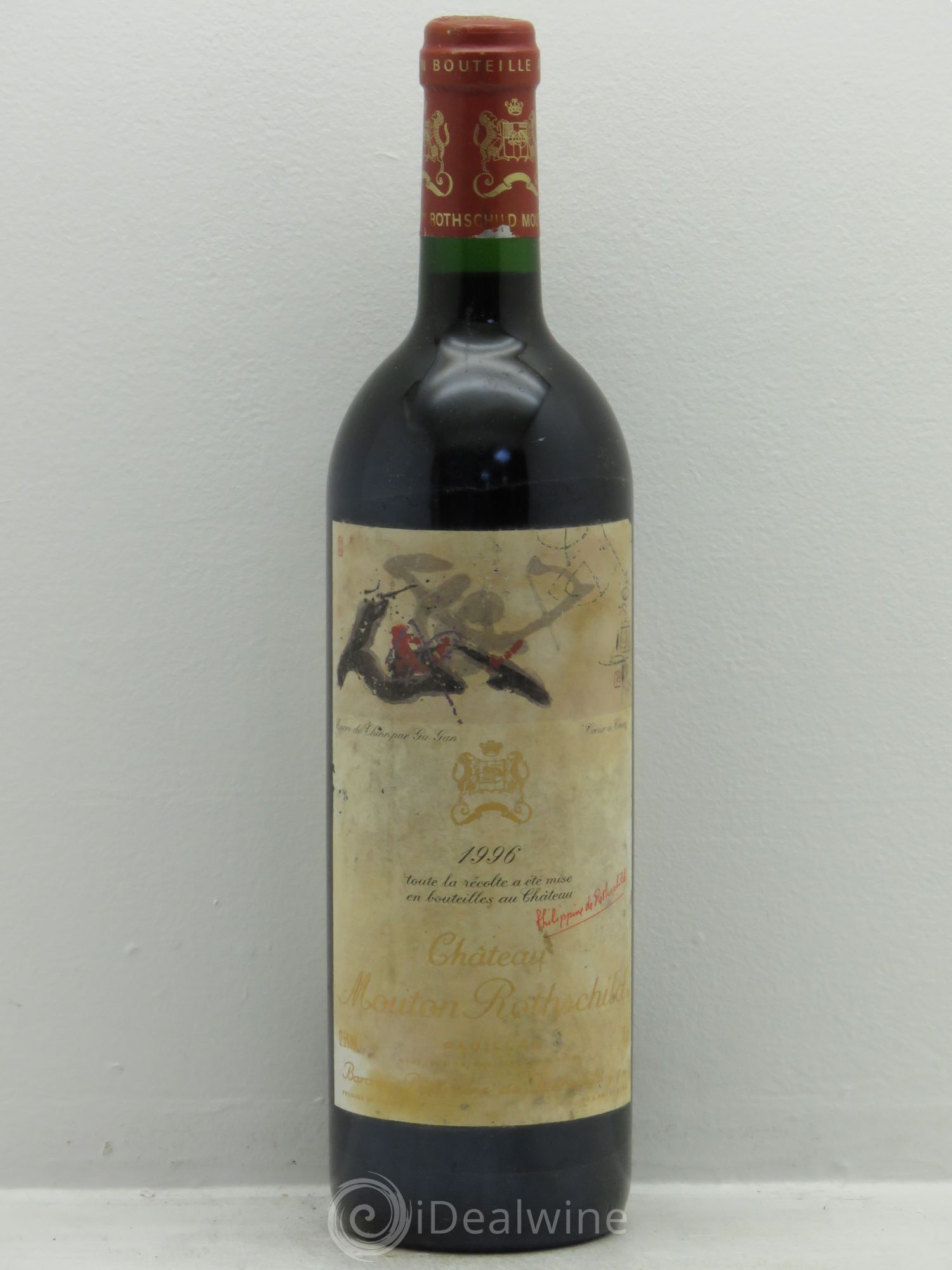 Château Mouton Rothschild 1er Grand Cru Classé 1996 - Lot de 1 bouteille - 0