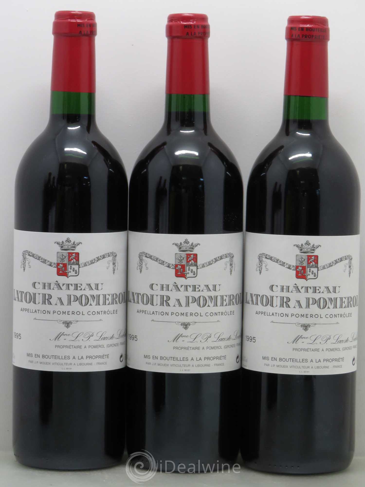 Château Latour à Pomerol 1995 - Lot de 5 bouteilles - 1