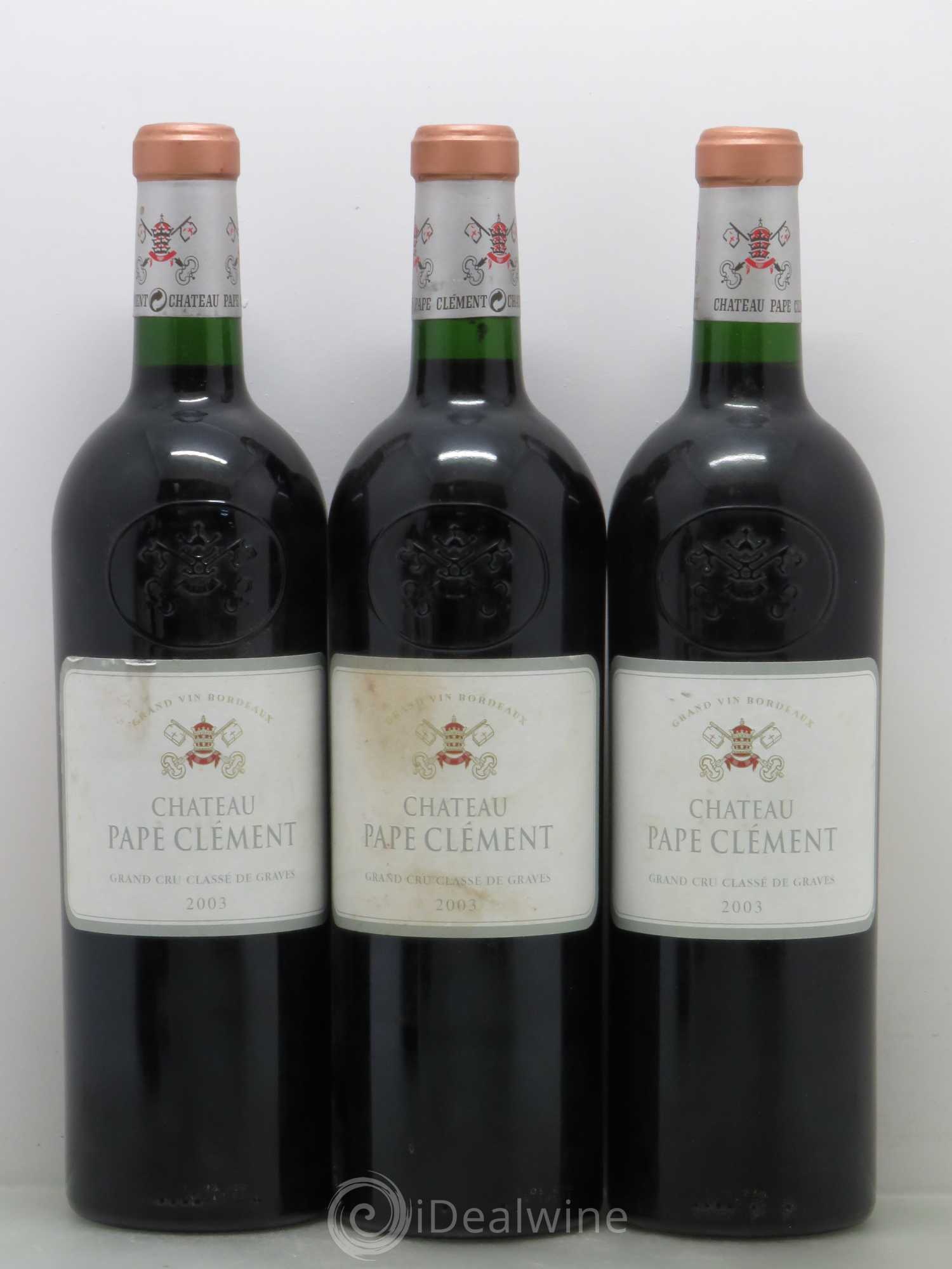 Château Pape Clément Cru Classé de Graves 2003 - Lot de 5 bouteilles - 1