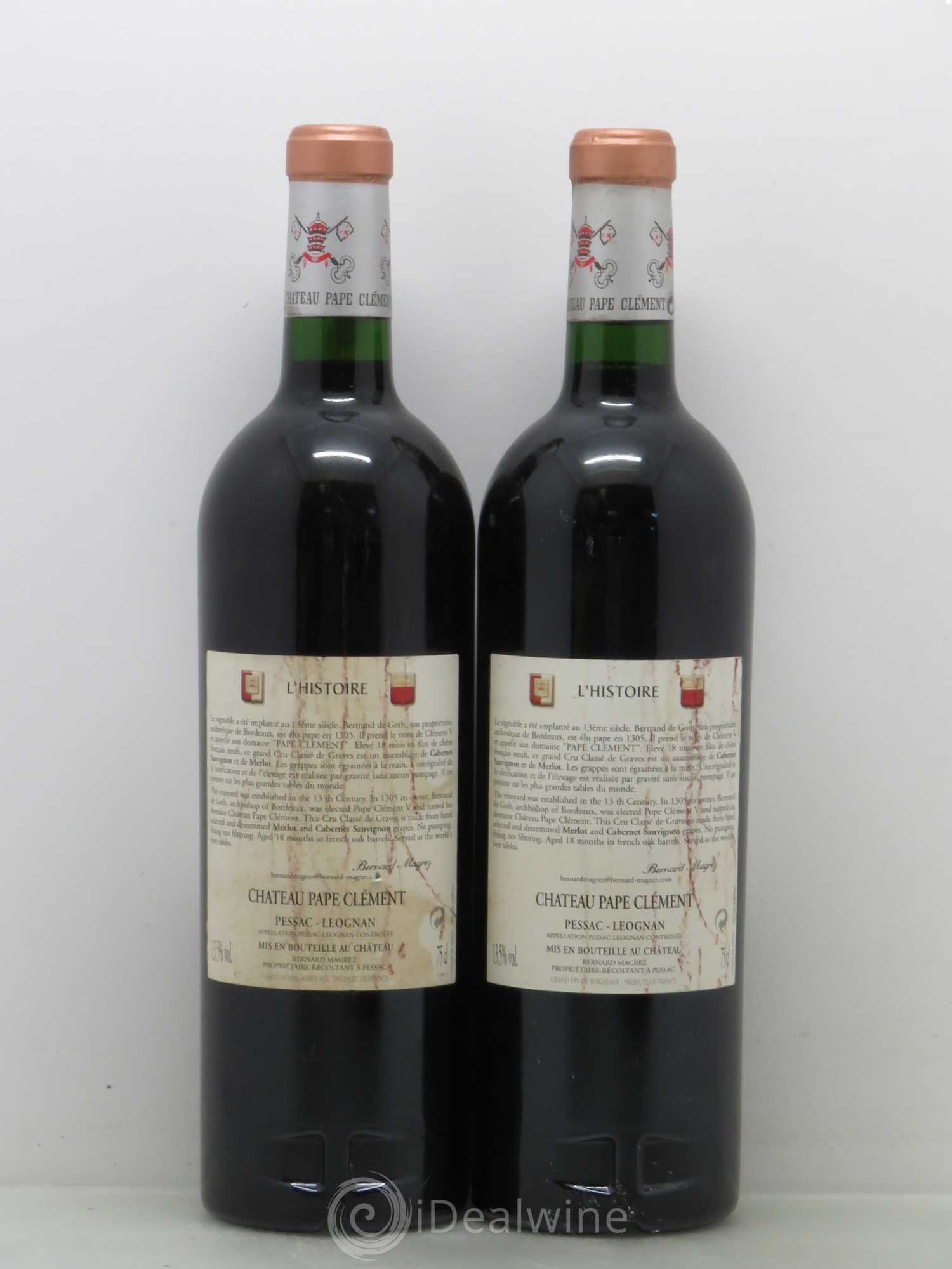 Château Pape Clément Cru Classé de Graves 2003 - Lot de 5 bouteilles - 4