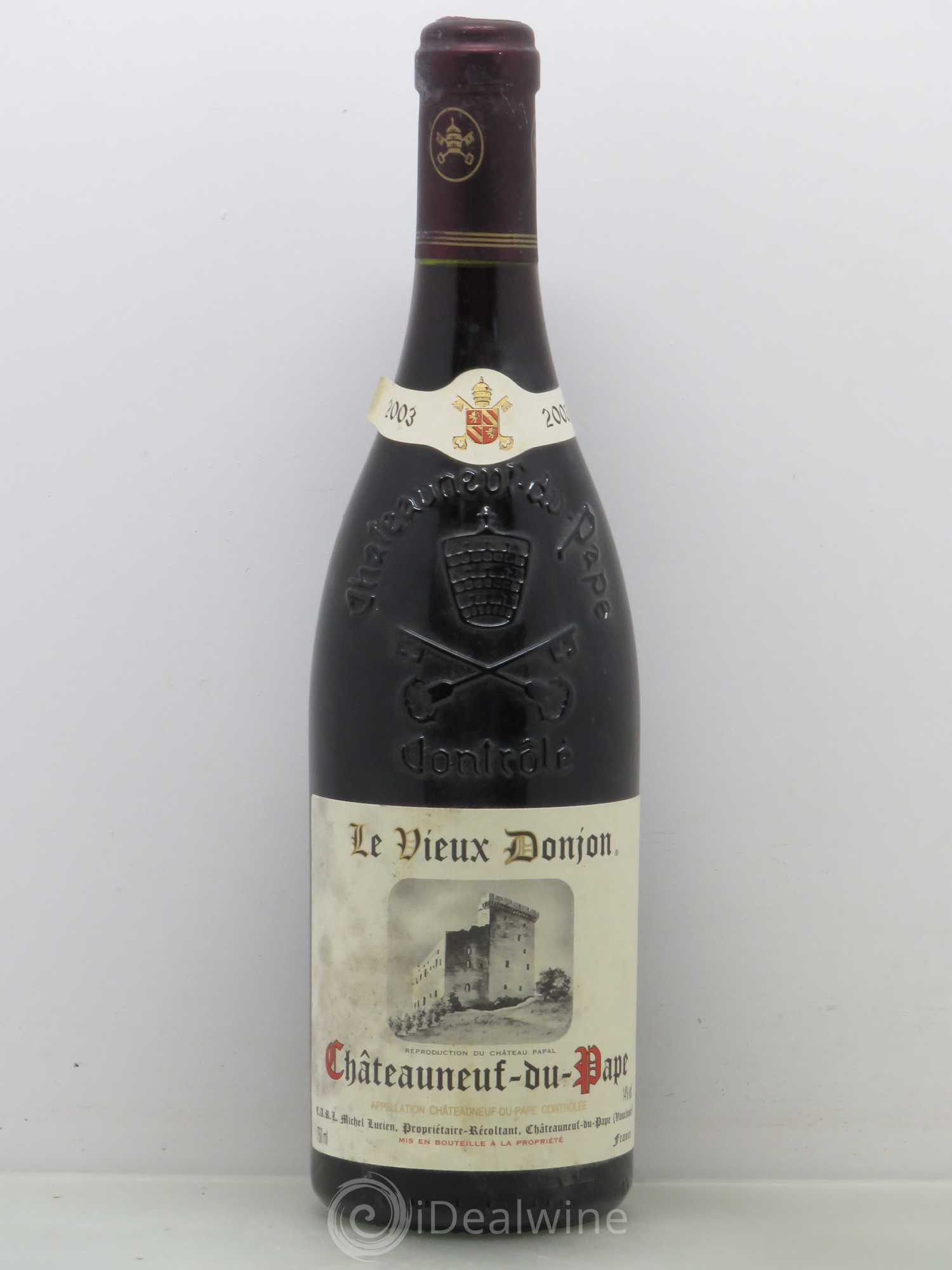 Châteauneuf-du-Pape Le Vieux Donjon Michel Lucien 2003 - Lot de 1 bouteille - 0