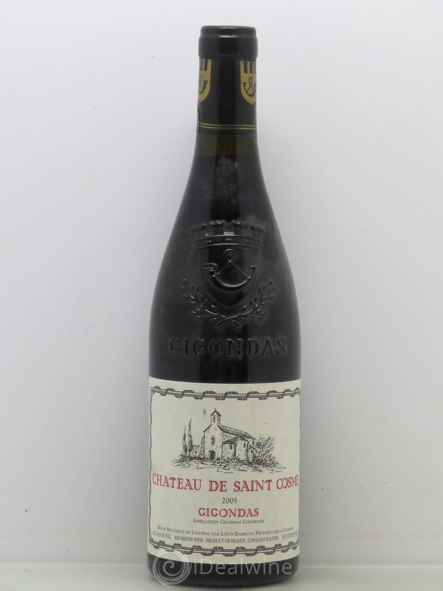 Gigondas Chateau De Saint Cosme 2005 - Posten von 1 Flasche - 0