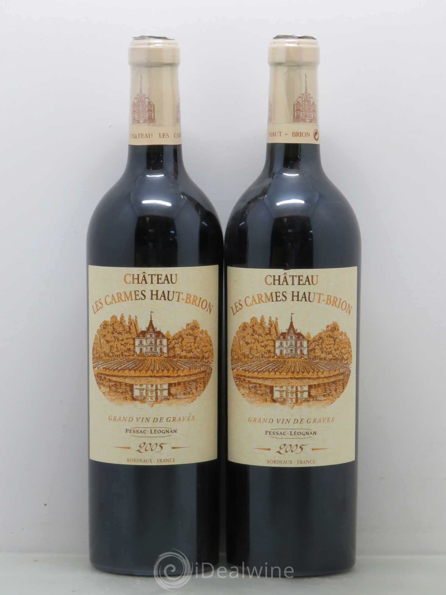 Château Les Carmes Haut-Brion 2005 - Lot de 2 bouteilles - 0
