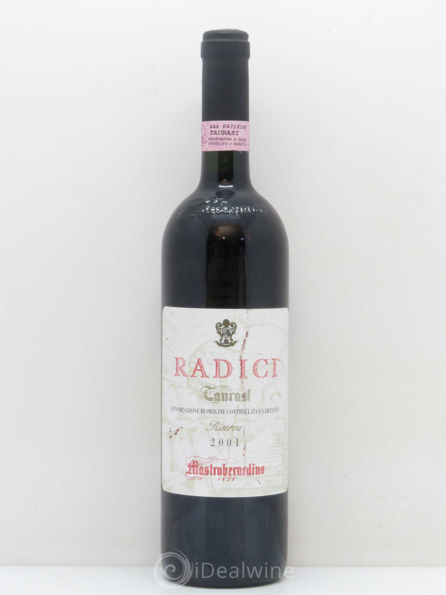 Taurasi DOCG Riserva Mastro bernardino Radici 2001 - Lot de 1 bouteille - 0