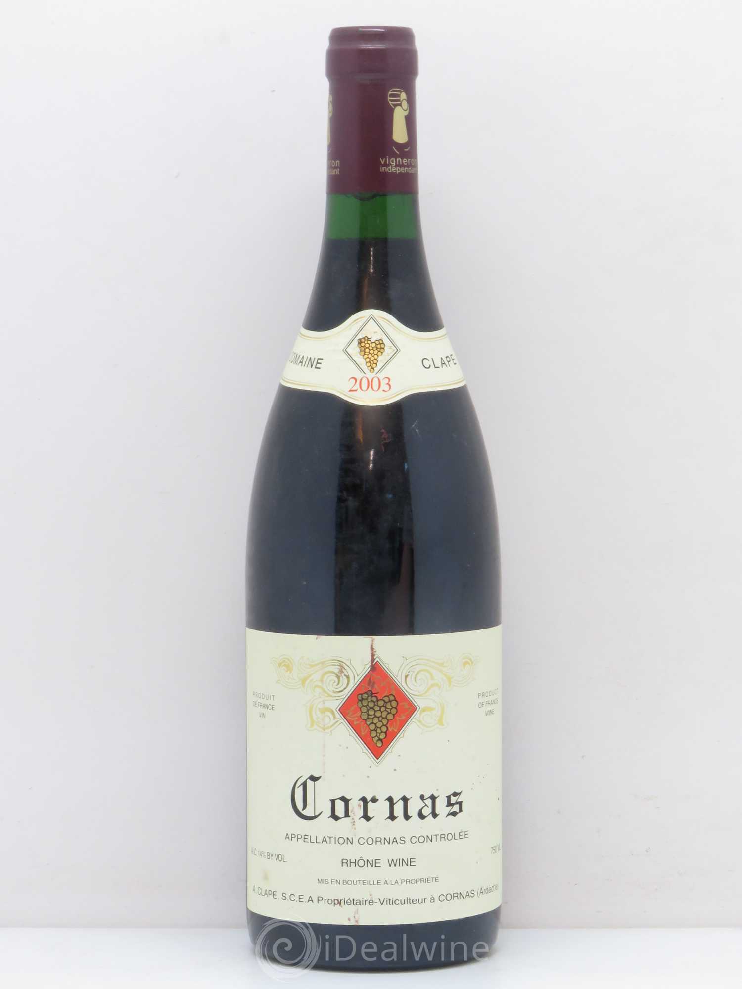 Cornas Auguste Clape 2003 - Posten von 1 Flasche - 0