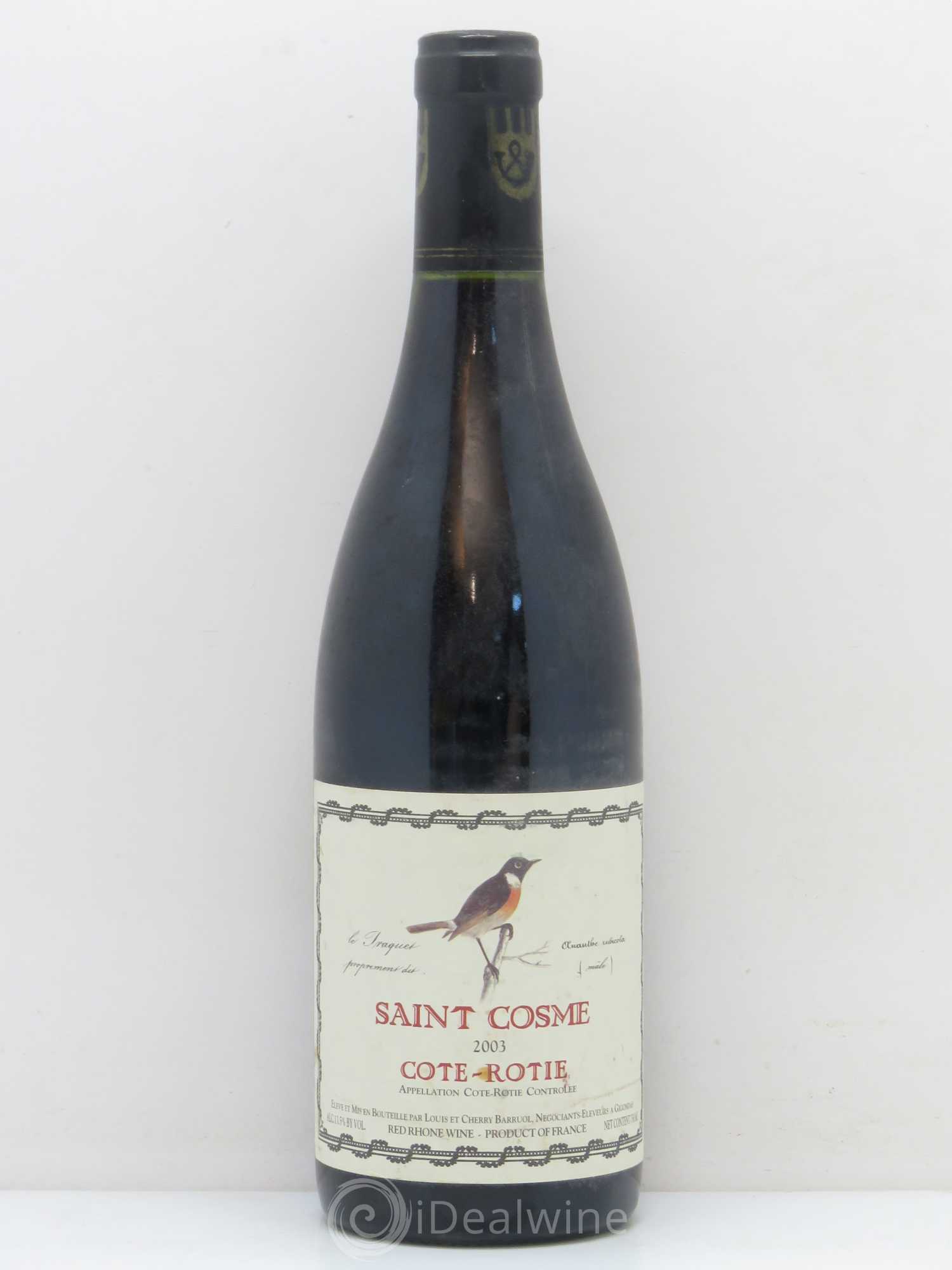Côte-Rôtie Chateau De Saint Cosme 2003 - Posten von 1 Flasche - 0