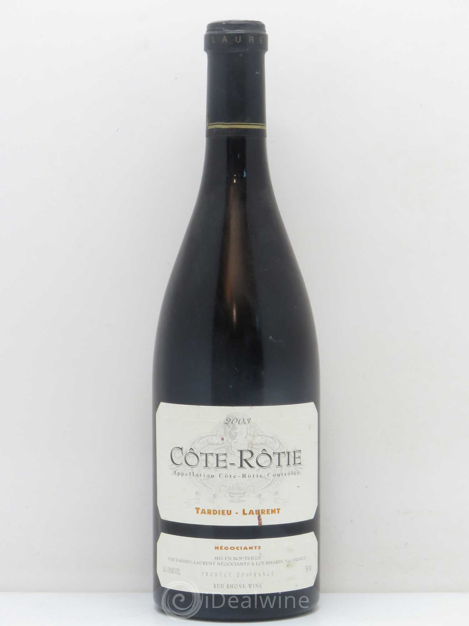 Côte-Rôtie Maison Tardieu-Laurent 2003 - Lot de 1 bouteille - 0