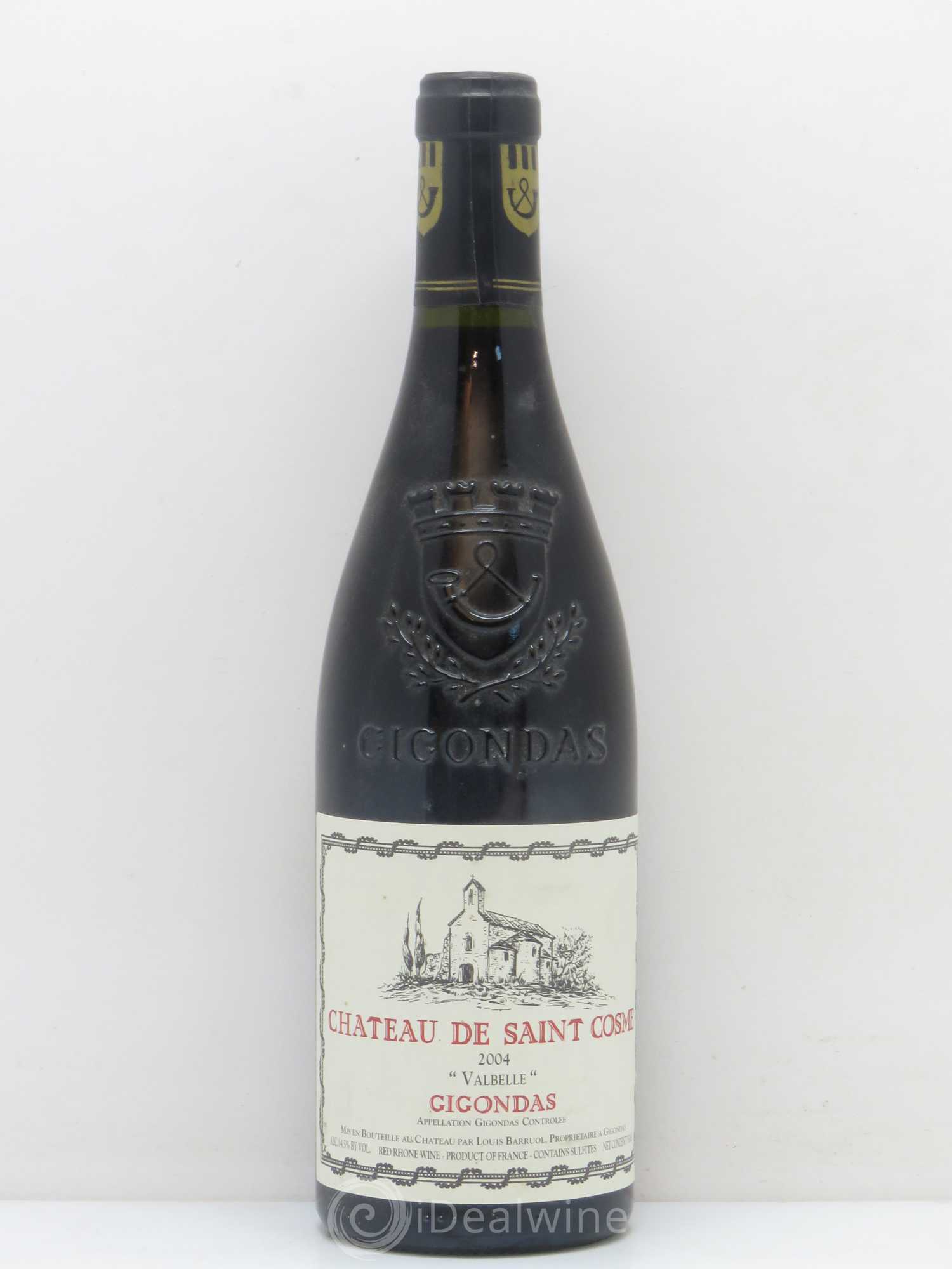 Gigondas Valbelle Saint Cosme 2004 - Lot de 1 bouteille - 0