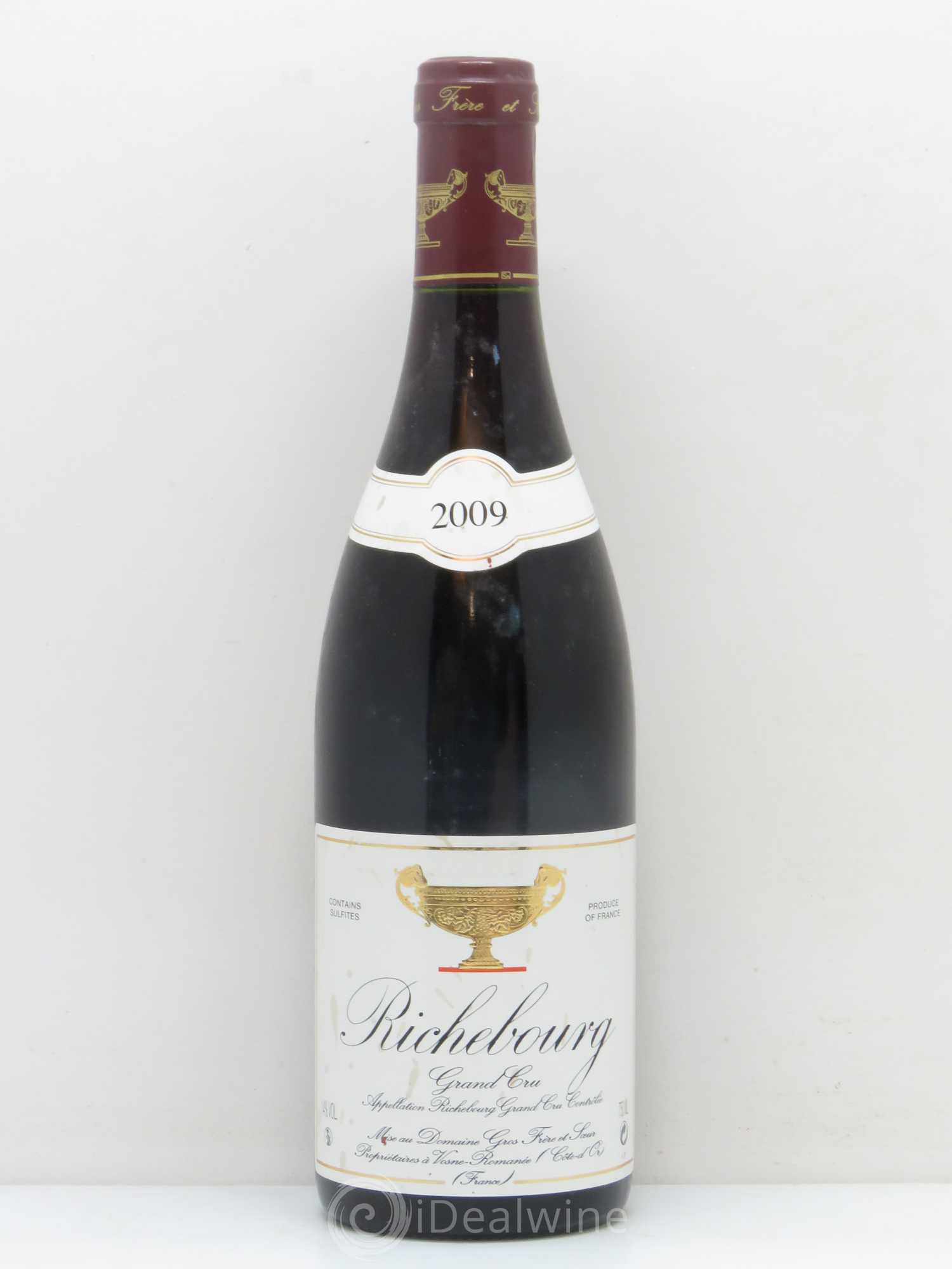 Richebourg Grand Cru Gros Frère & Soeur 2009 - Lot de 1 bouteille - 0