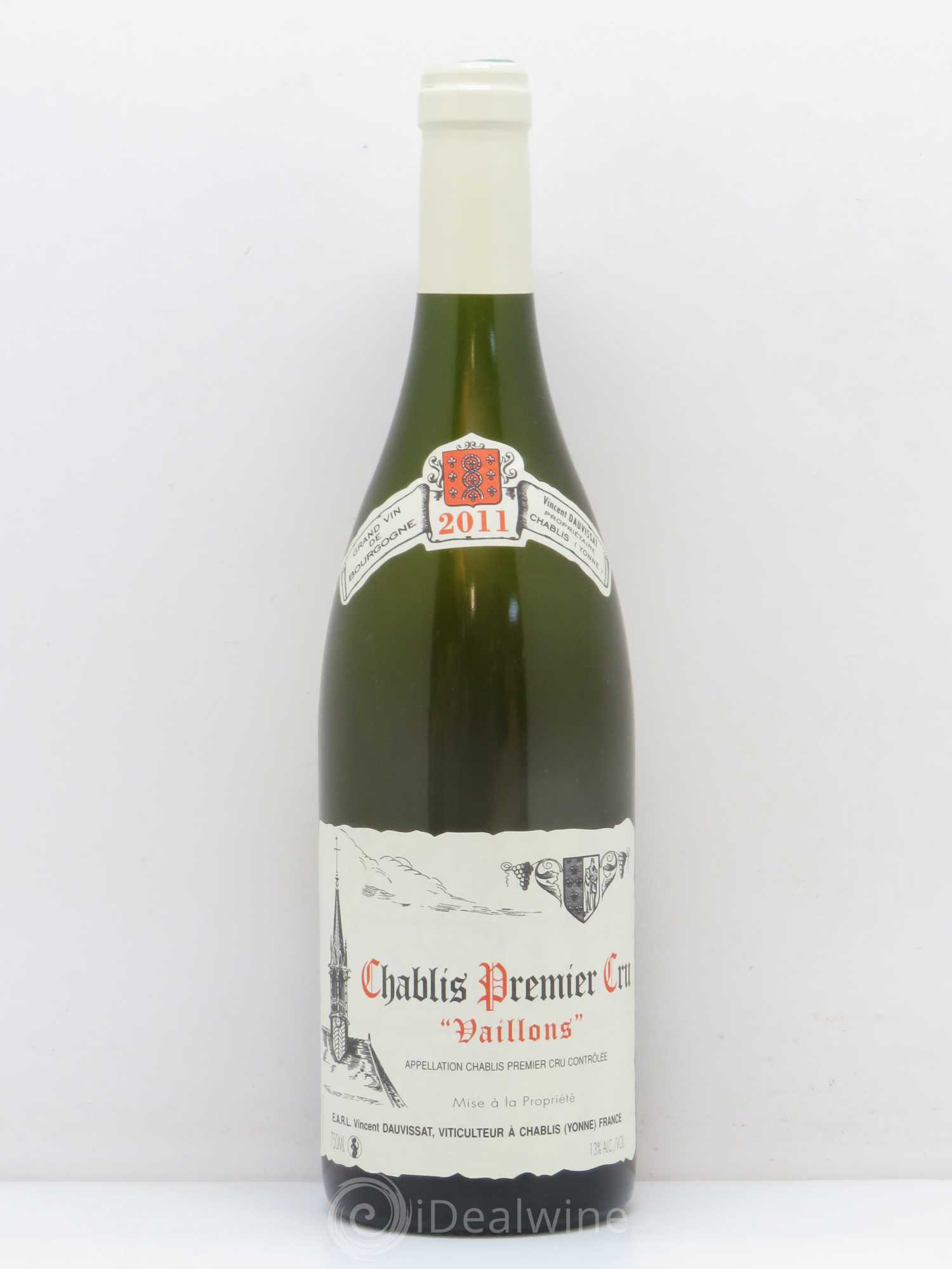 Chablis 1er Cru Vaillons Vincent Dauvissat (Domaine) 2011 - Lot de 1 bouteille - 0