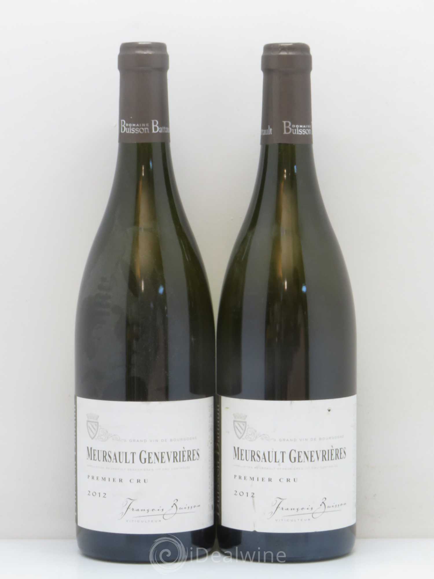 Meursault 1er Cru Buisson Battault Genevrières 2012 - Posten von 2 Flaschen - 0