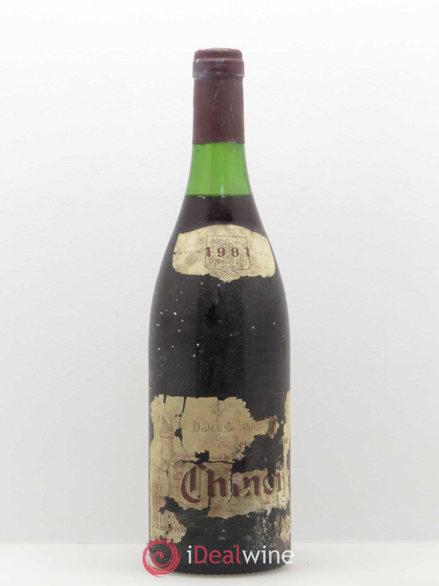 Chinon Domaine René Couly (sans prix de réserve) 1981 - Posten von 1 Flasche - 0