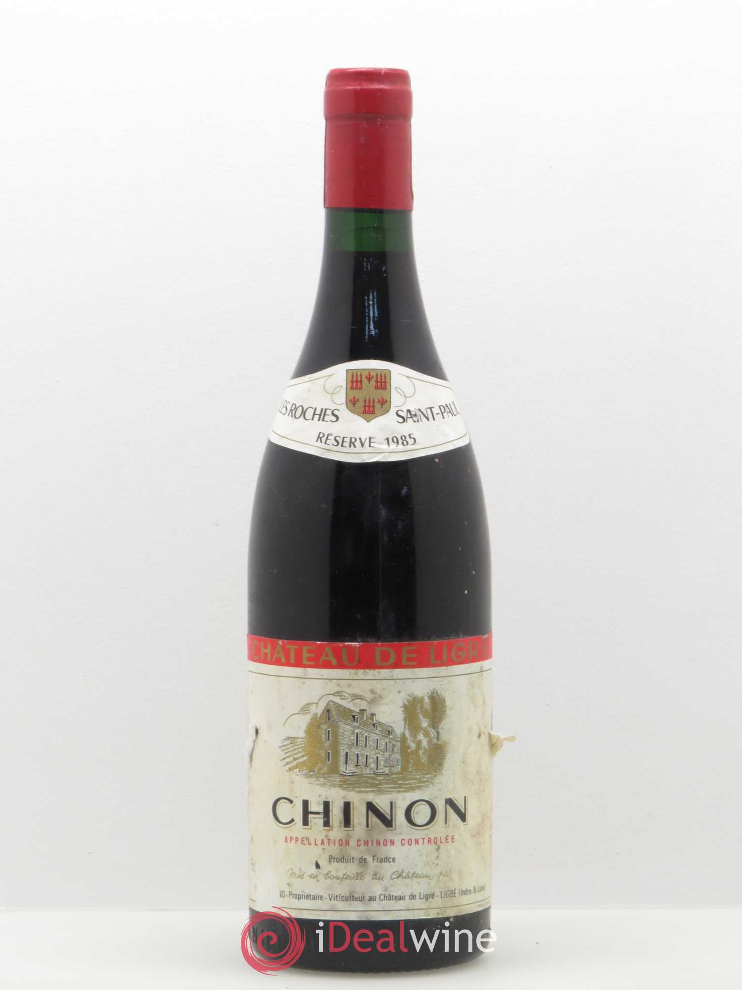 Chinon La Roche Chateau de Ligre Les roches Saint-Paul (sans prix de réserve) 1985 - Posten von 1 Flasche - 0
