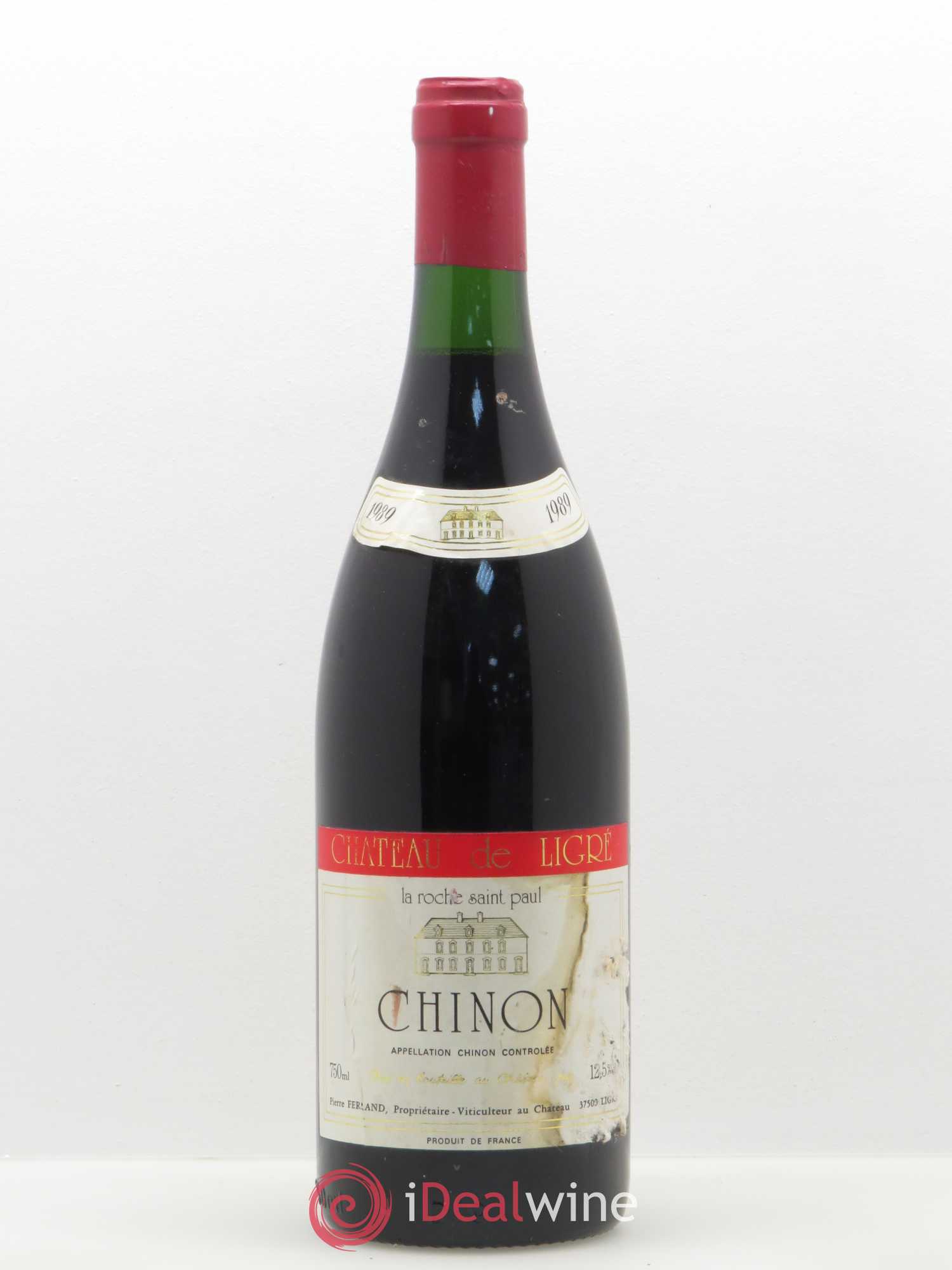 Chinon La Roche Chateau de Ligre (sans prix de réserve) 1989 - Posten von 1 Flasche - 0