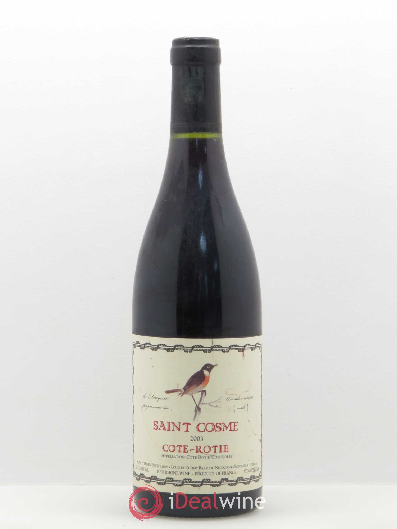 Côte-Rôtie Chateau de Saint Cosme 2003 - Posten von 1 Flasche - 0