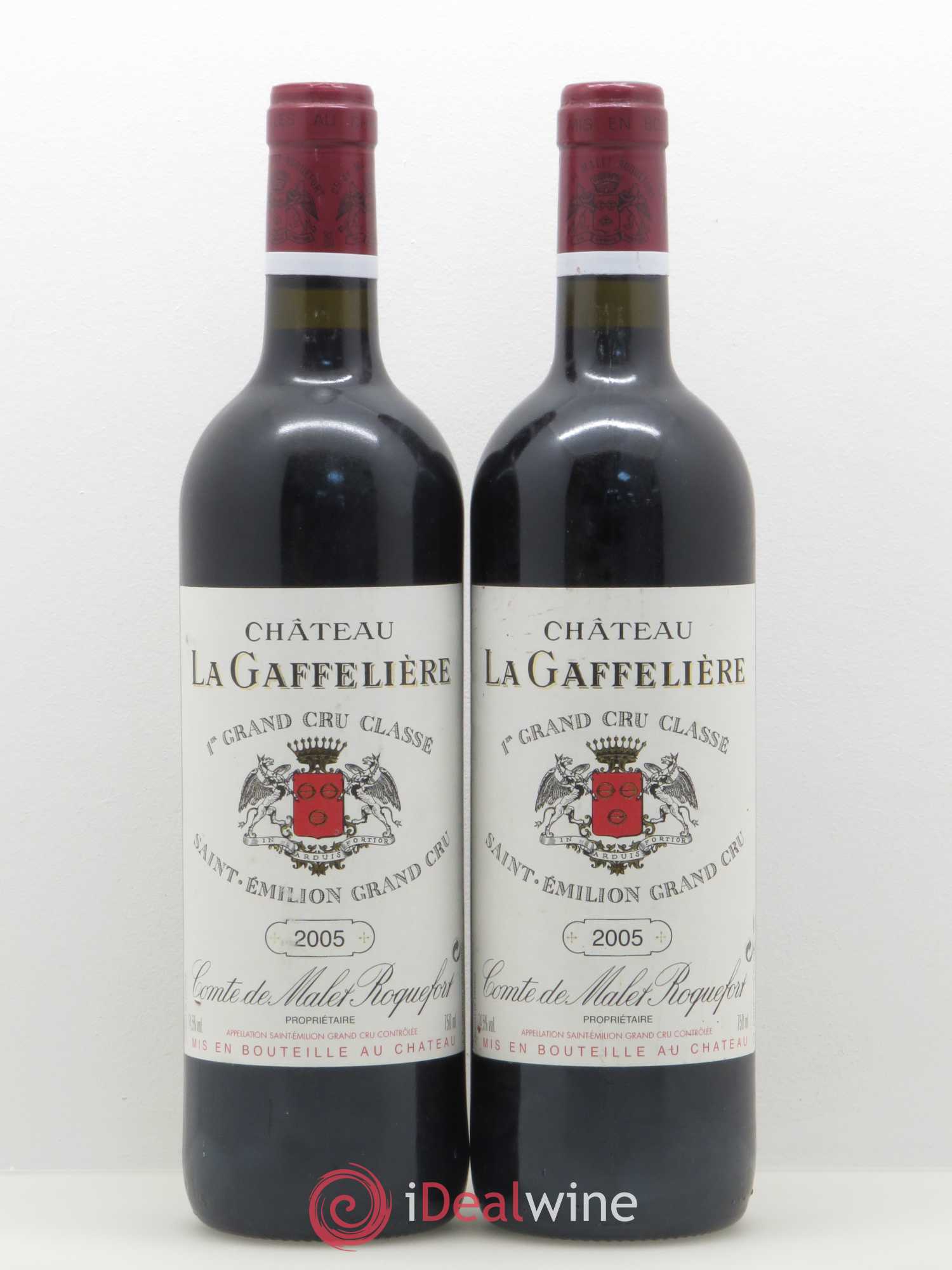Château la Gaffelière 1er Grand Cru Classé B 2005 - Lot de 2 bouteilles - 0