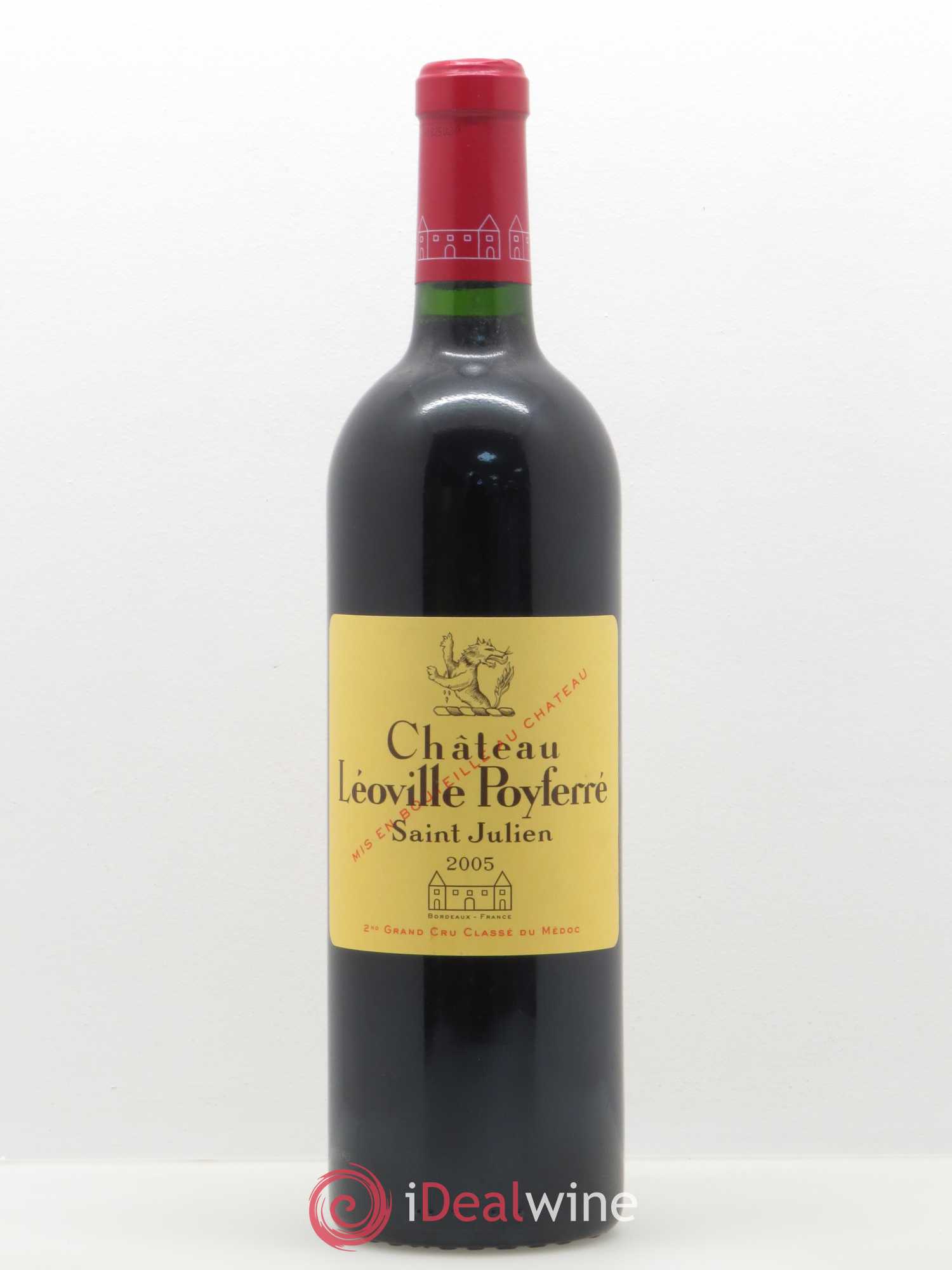 Château Léoville Poyferré 2ème Grand Cru Classé 2005 - Lot de 1 bouteille - 0