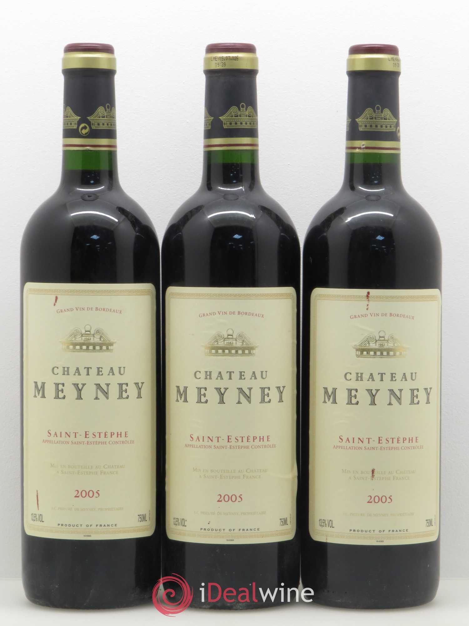 Château Meyney 2005 - Lot de 3 bouteilles - 0