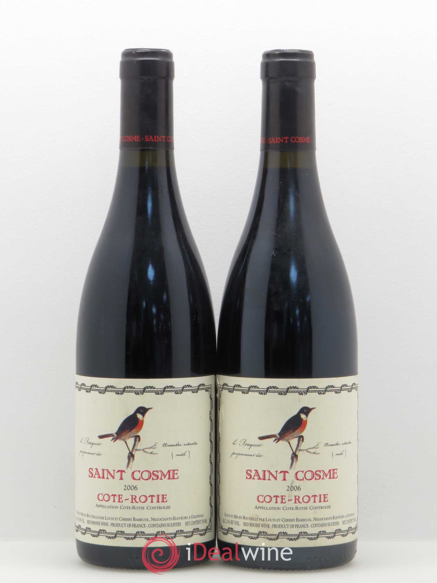 Côte-Rôtie Chateau de Saint Cosme 2006 - Posten von 2 Flaschen - 0