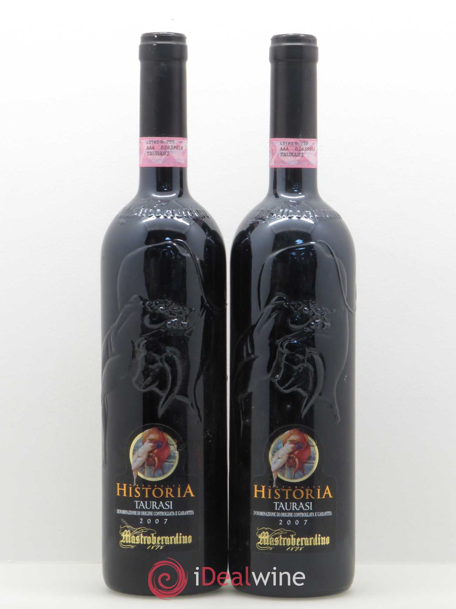 Taurasi DOCG Mastrobernardino Historia 2007 - Posten von 2 Flaschen - 0