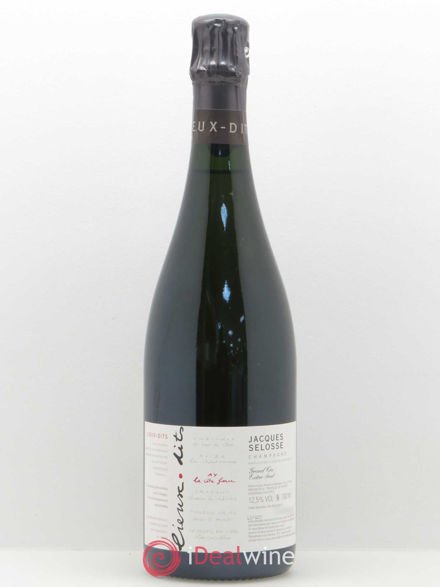 La Côte Faron Blanc de Noirs Grand Cru Extra-Brut Jacques Selosse - Lot de 1 bouteille - 0