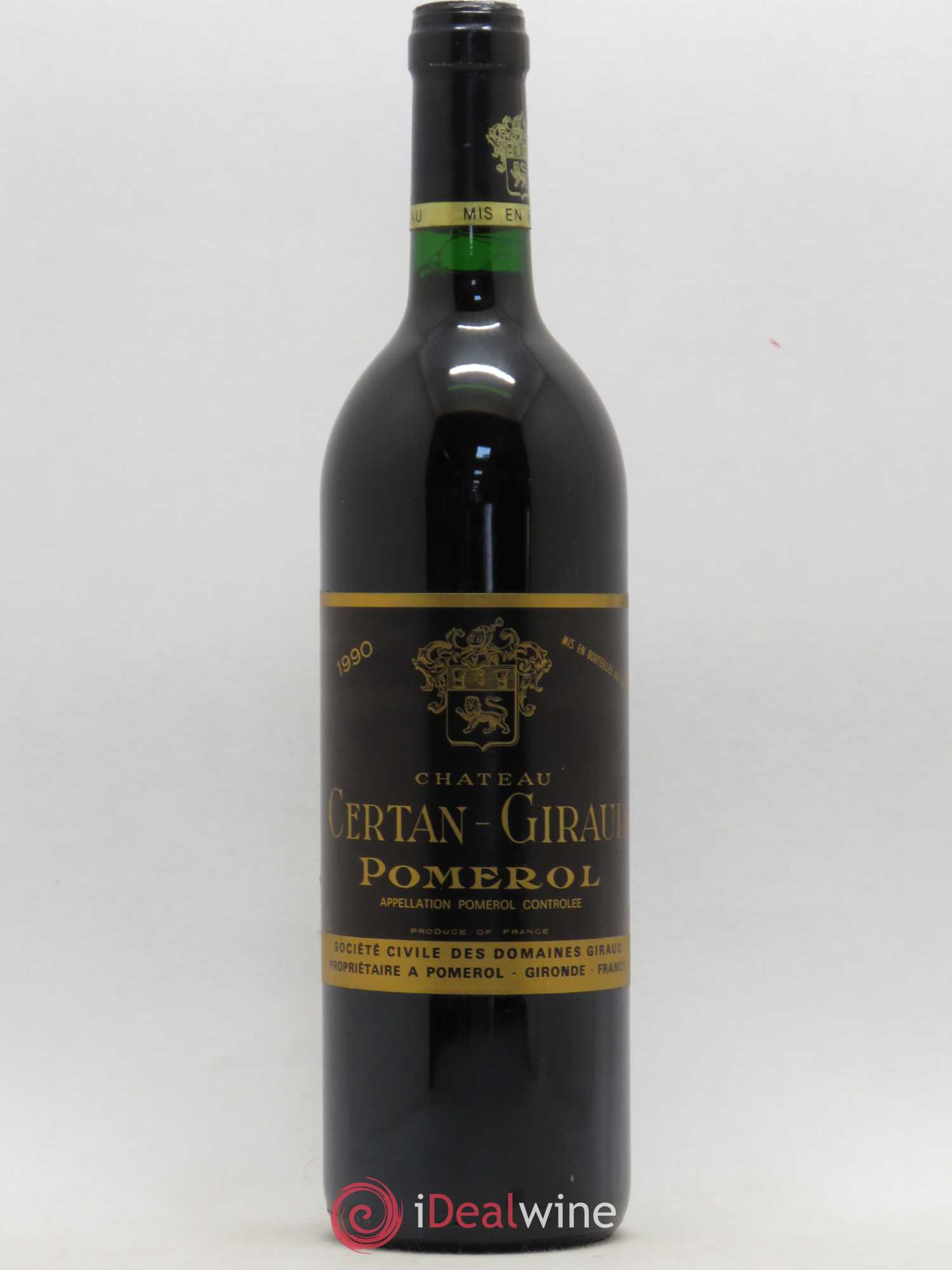 Château Certan Giraud 1990 - Lot de 1 bouteille - 0
