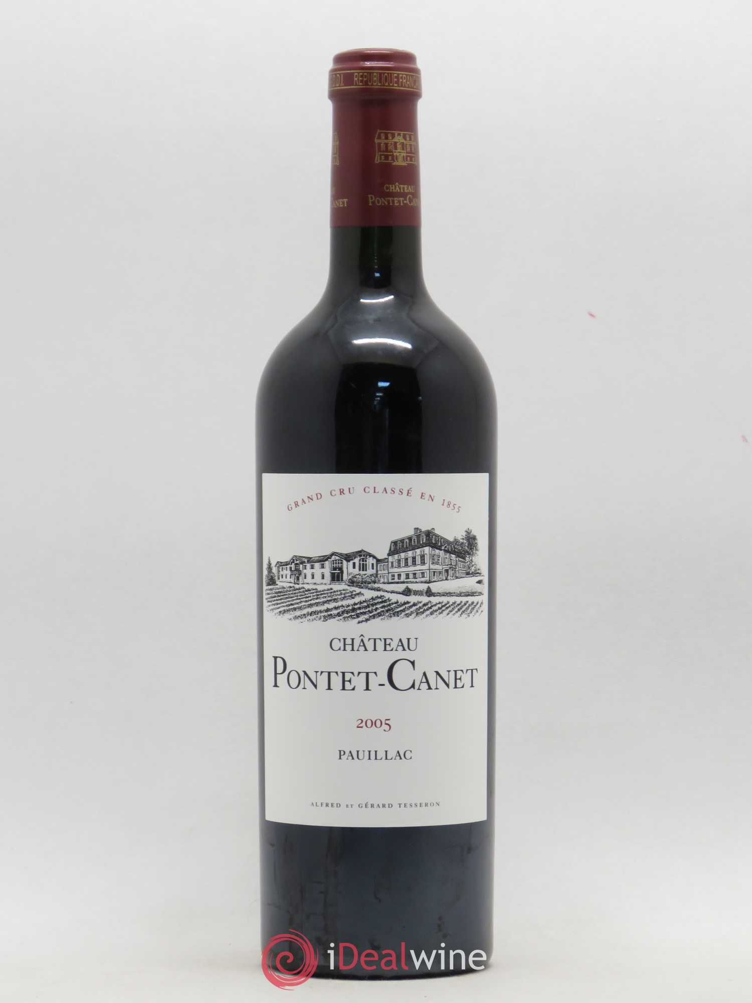 Château Pontet Canet 5ème Grand Cru Classé 2005 - Lot de 1 bouteille - 0