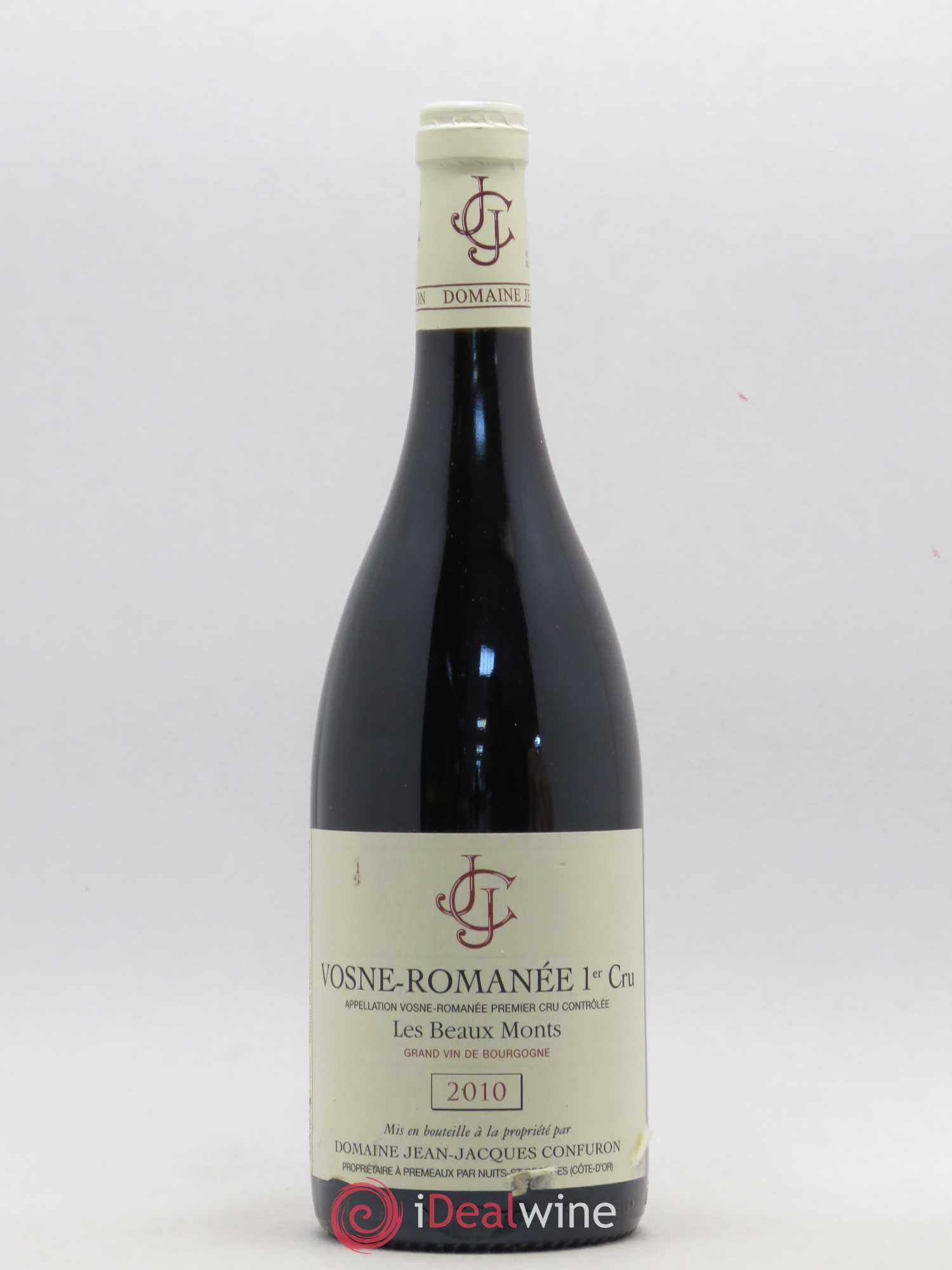 Vosne-Romanée 1er Cru Les Beaux Monts Jean-Jacques Confuron 2010 - Lot de 1 bouteille - 0